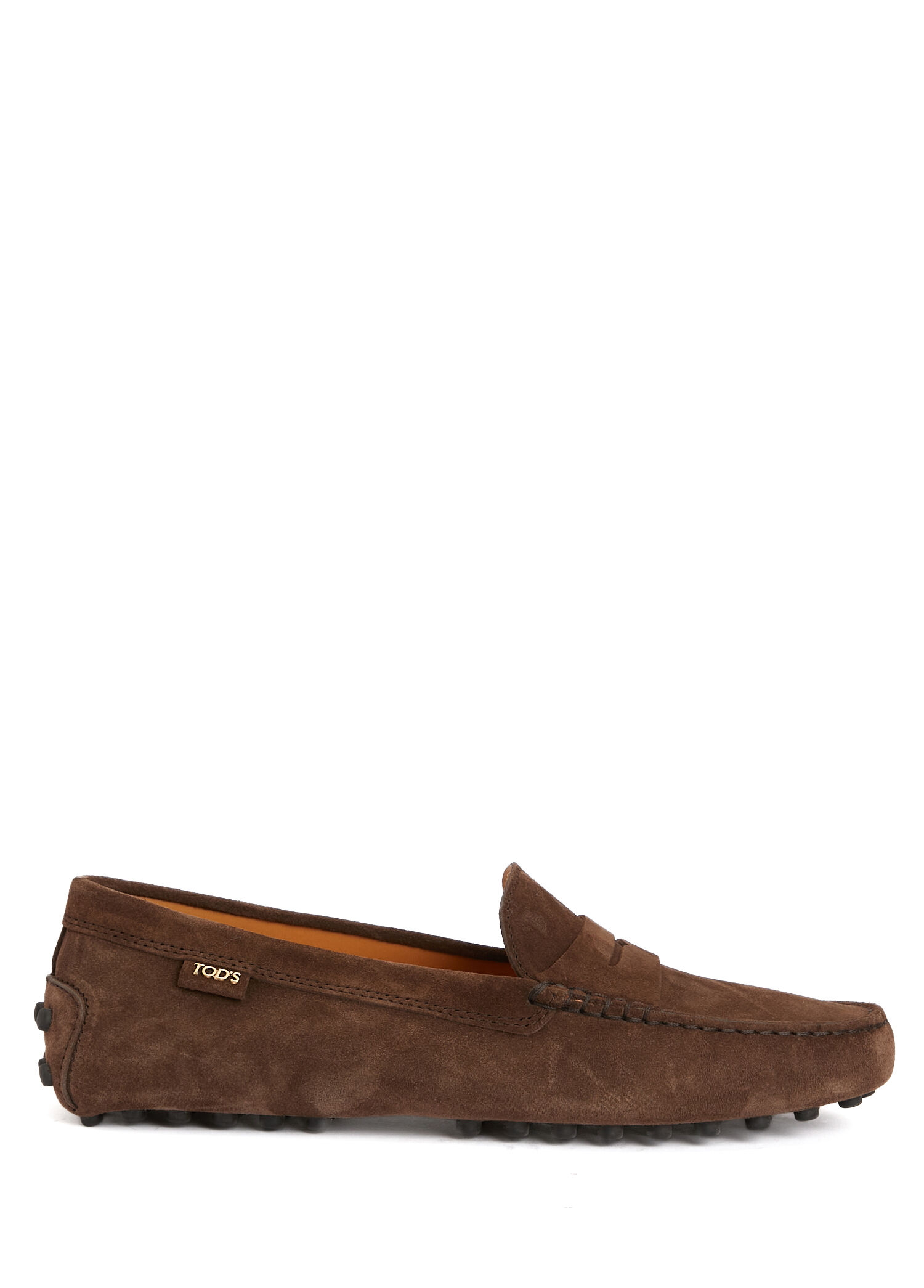 Koyu Kahverengi Kadın Süet Loafer