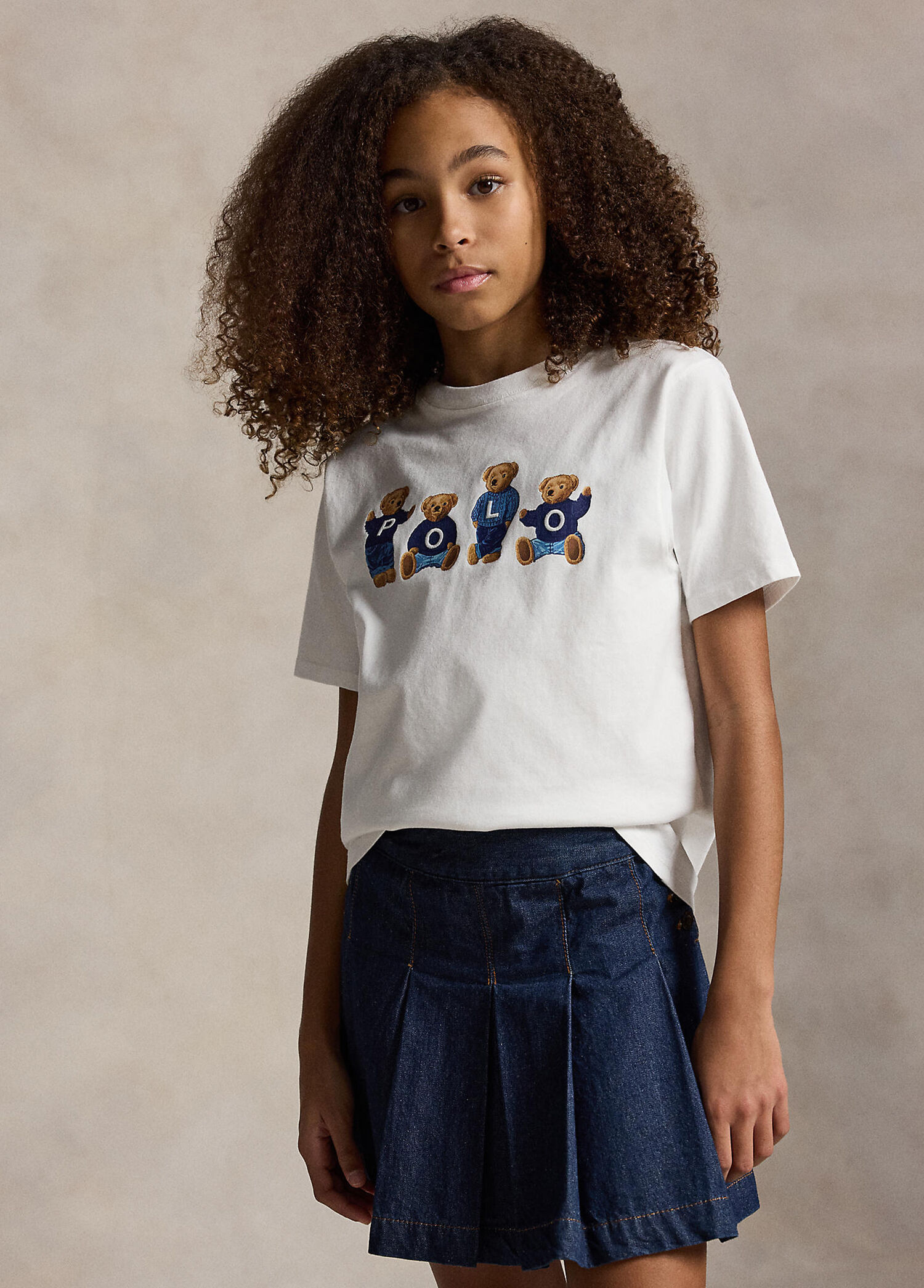 Beyaz Kız Çocuk T-shirt