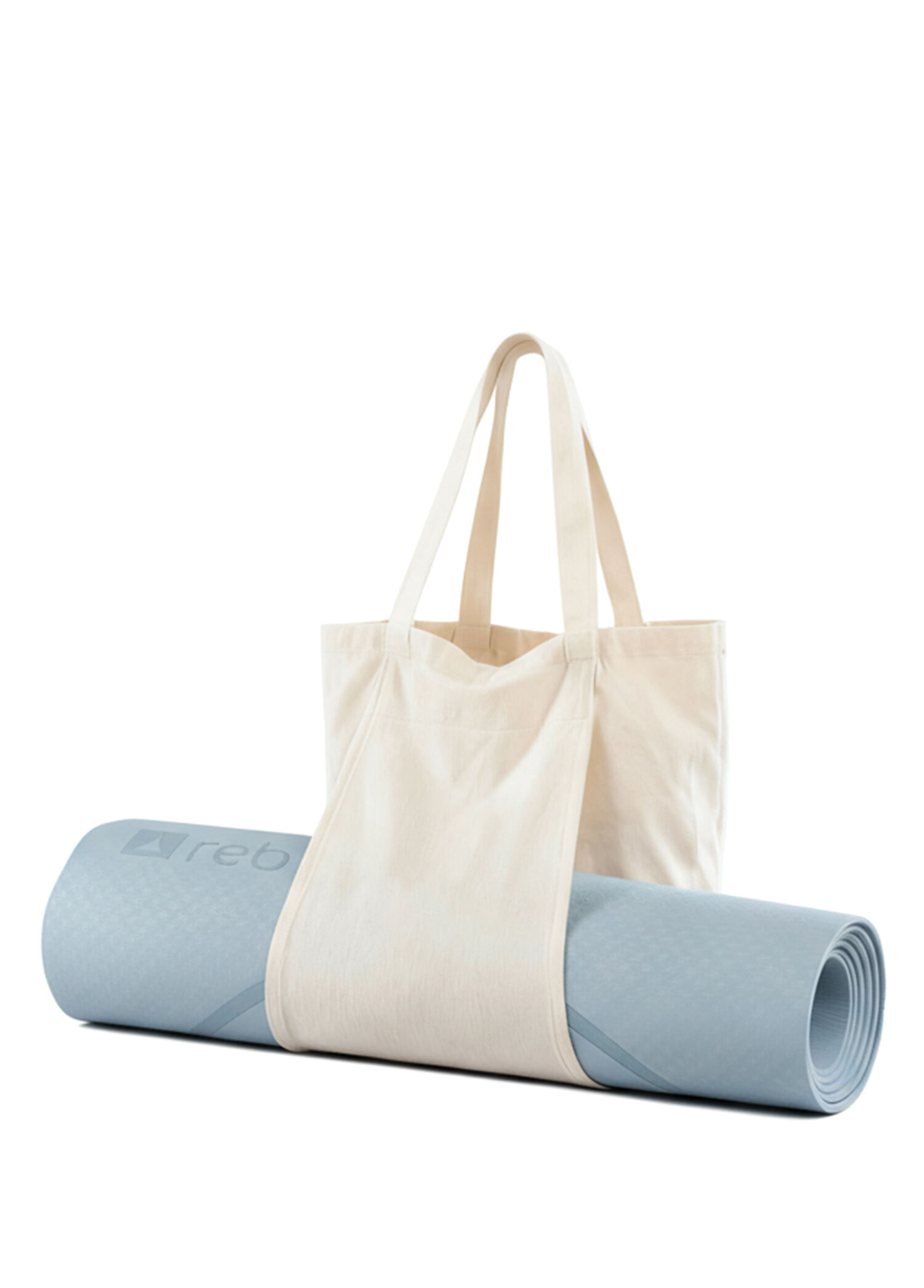 Bej Pamuklu Yoga Pilates Mat Çantası