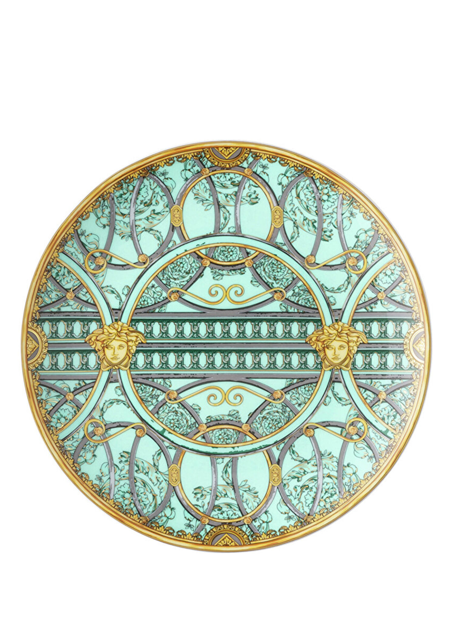 Scala Palazzo Yeşil Porselen Pasta Tabağı 21 cm