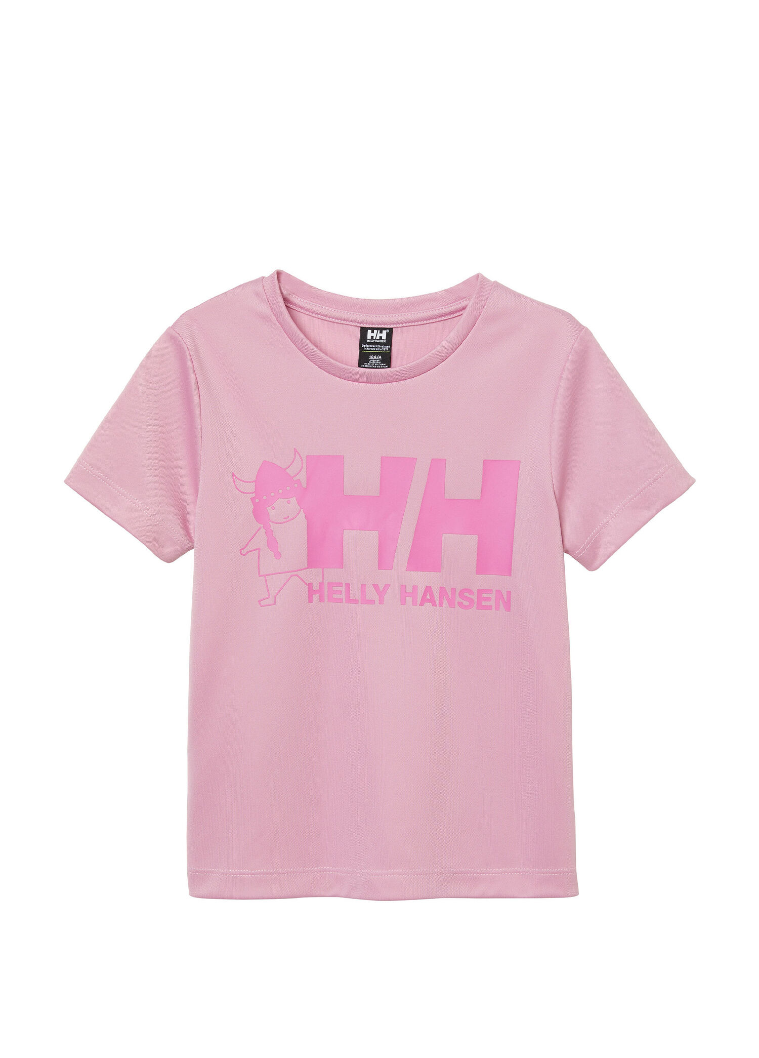 K Hh Tech Graphic Pink Lavender Kısa Kollu Unisex Çocuk T-Shirt