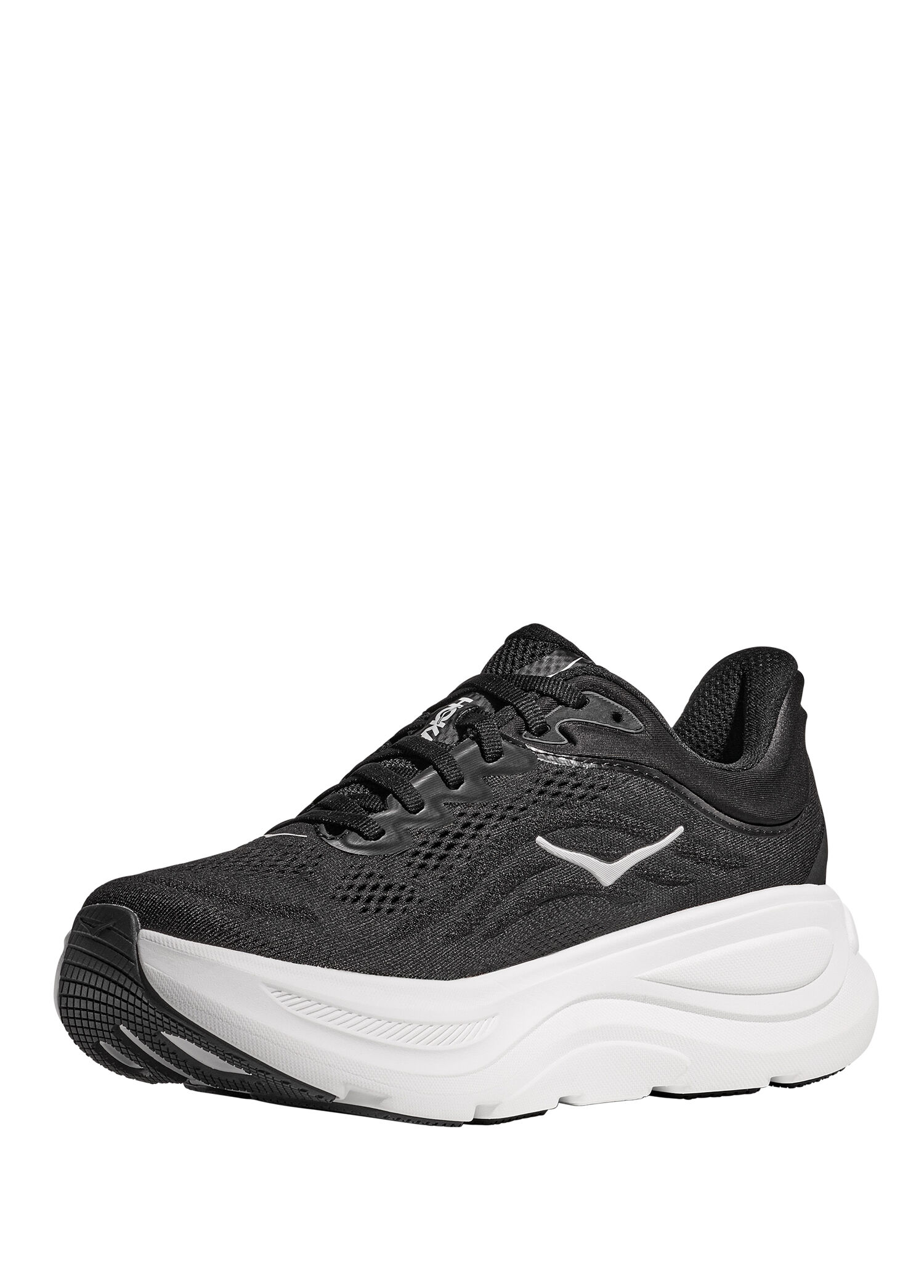 まゆまゆ【新品未使用】 24cm HOKA W BONDI 9 BLACK Hoka Siyah-Beyaz Kadın Bondi 9 Siyah Beyaz Kadın Sneaker 1704257