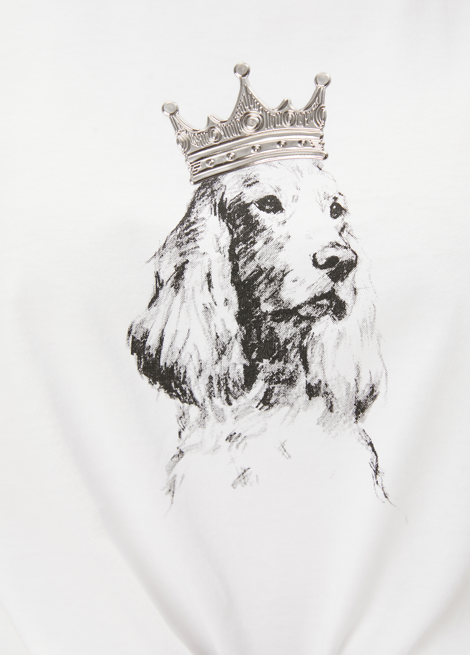 Beyaz Baskılı T-shirt_5