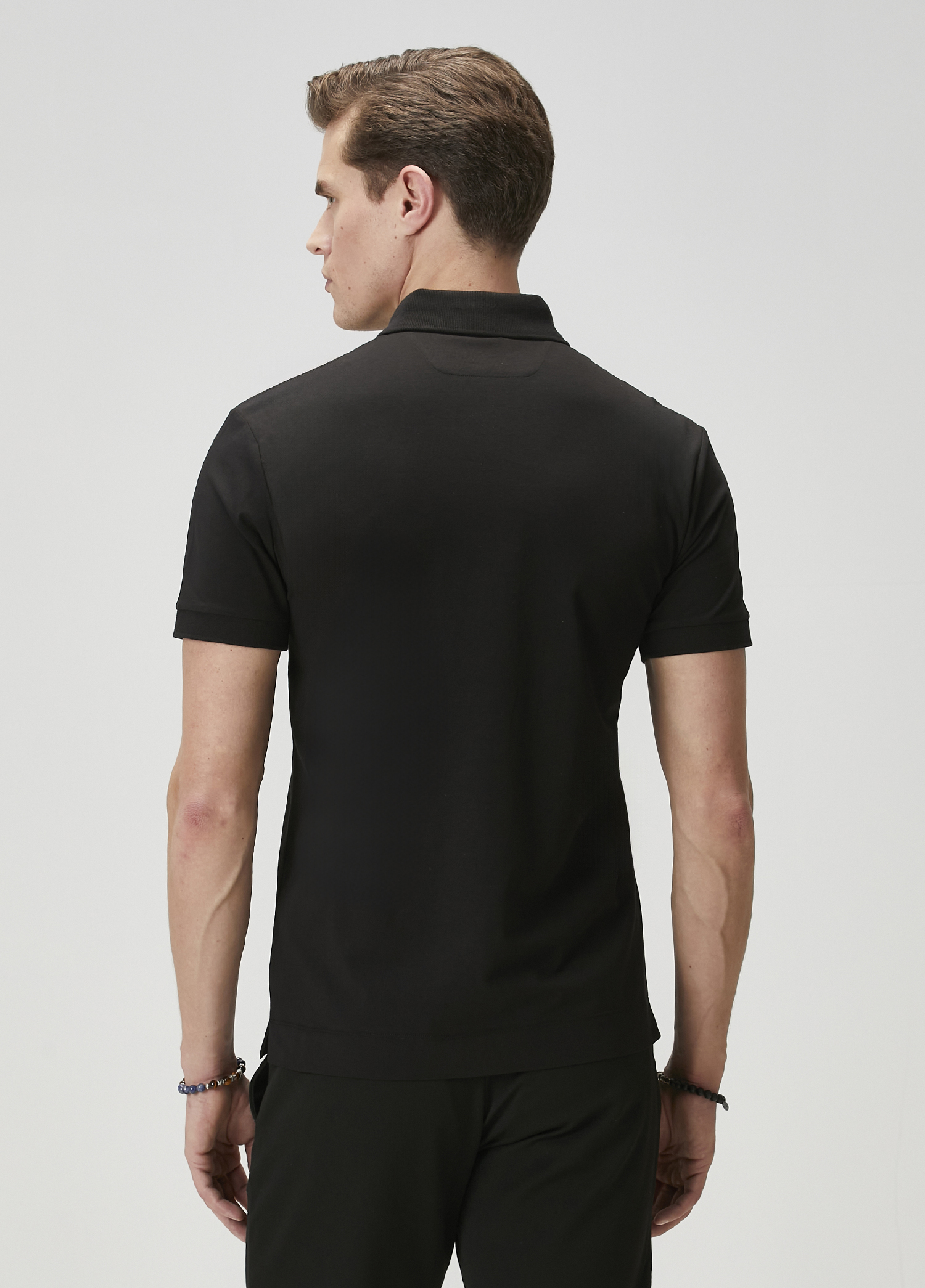 Siyah Polo T-shirt_5