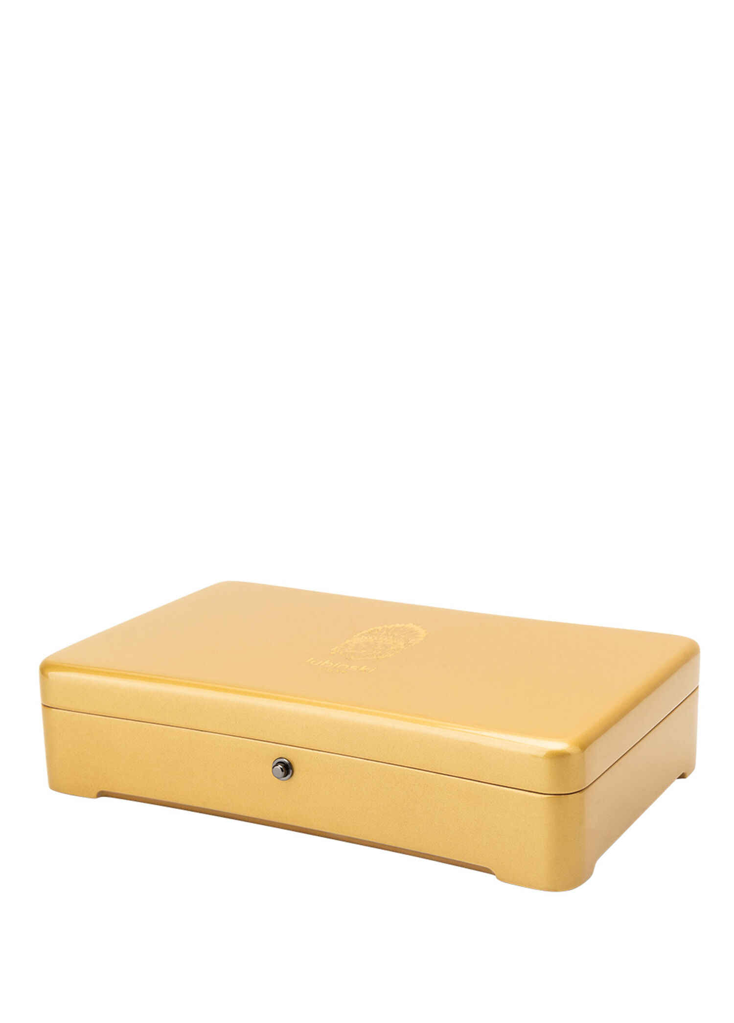 Humidor Lake Gold Yeni Stil Slim 12's Puro Kutusu
