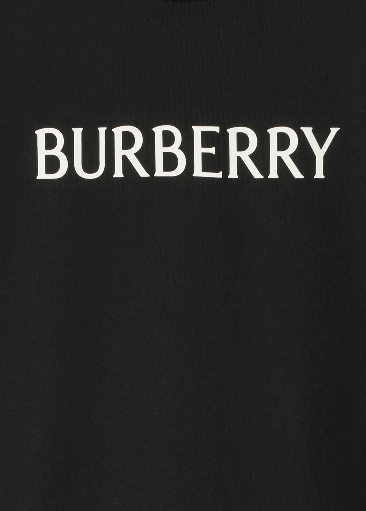 Burberry Siyah Erkek Seth Siyah Kısa Kollu Erkek T-Shirt 1997086
