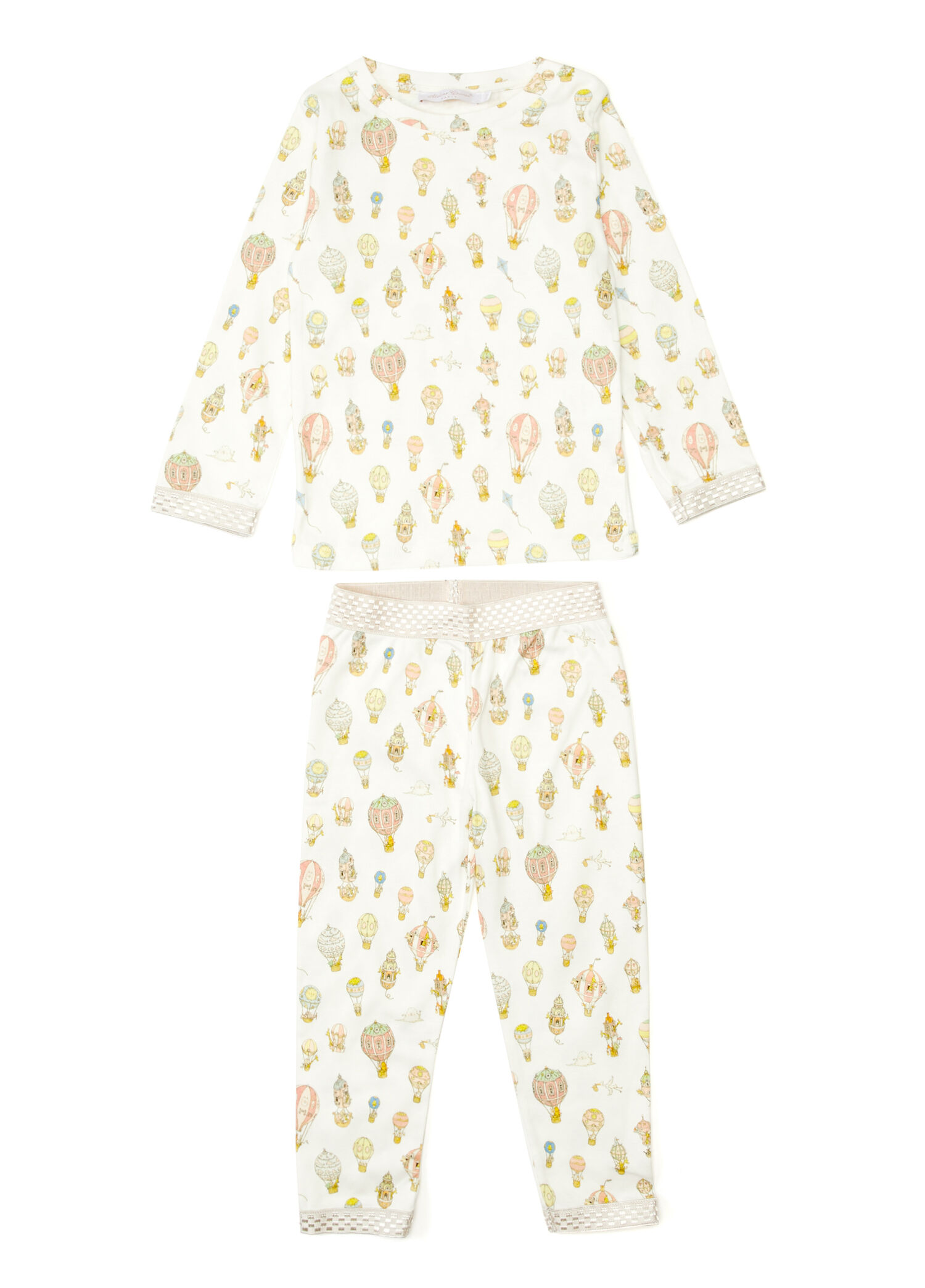 Çok Renkli 2li Unisex Çocuk Pijama Seti
