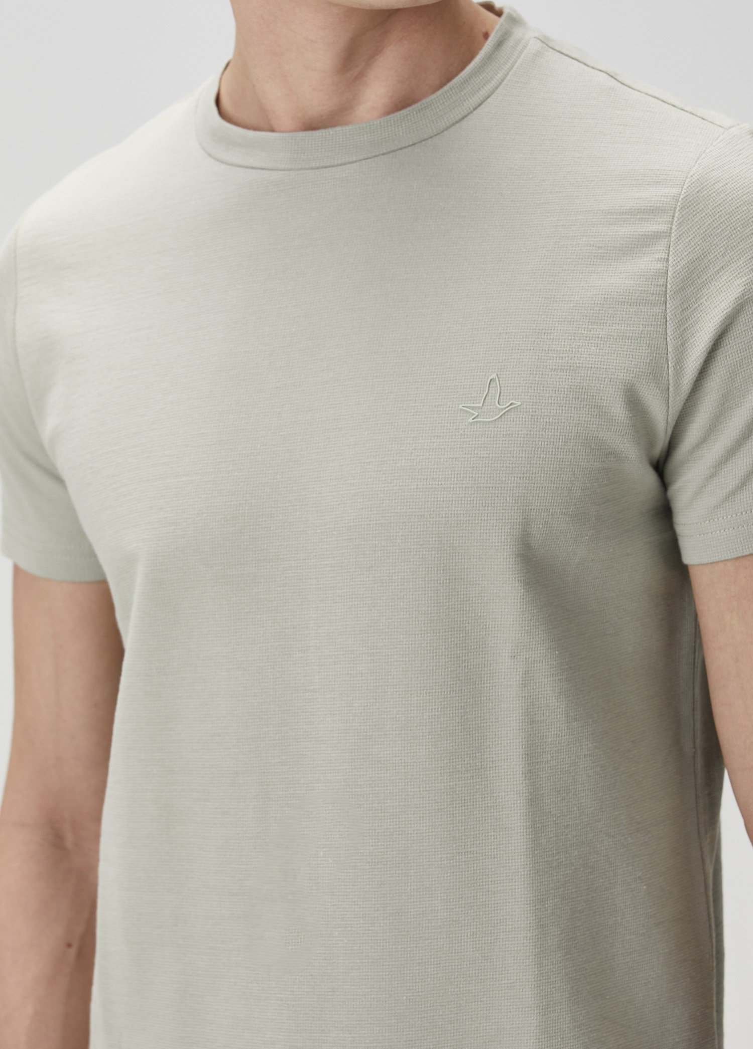 Relaxed Fit Açık Haki T-shirt_5