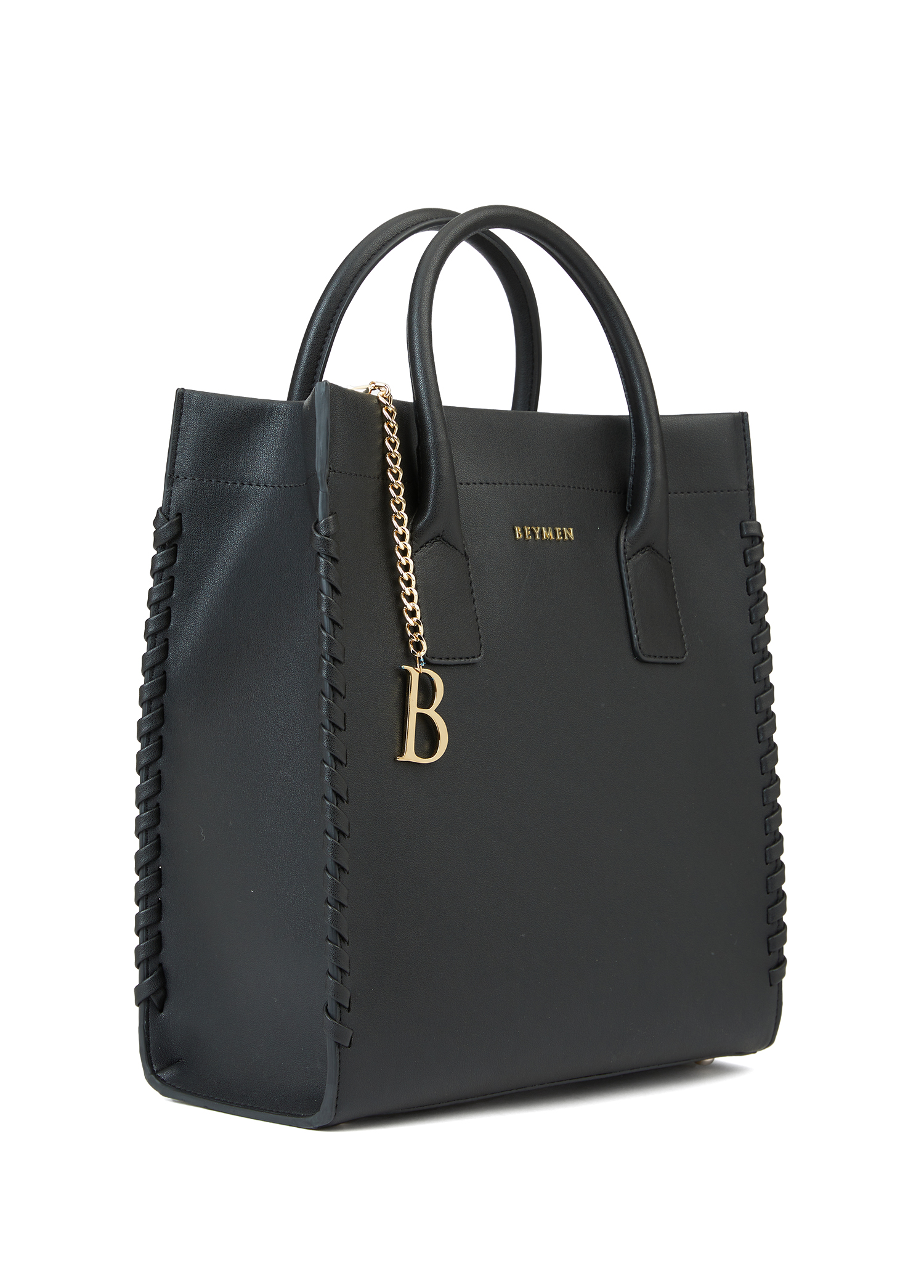 Beymen Black Logo Detailed Women s Shoulder Bag