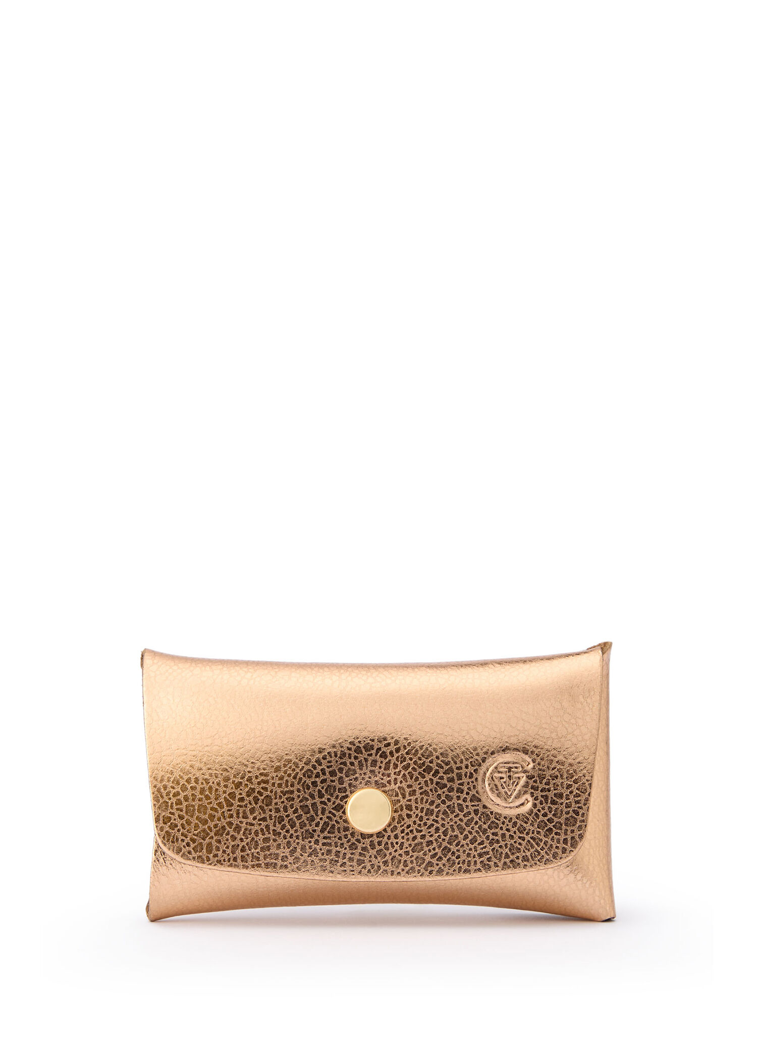 Rose Gold Deri Çift Girişli Kadın Cüzdan