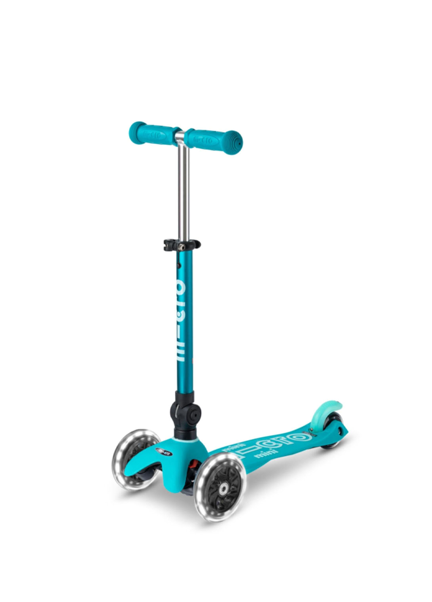 Deluxe Foldable Led Aqua Mini Micro Scooter