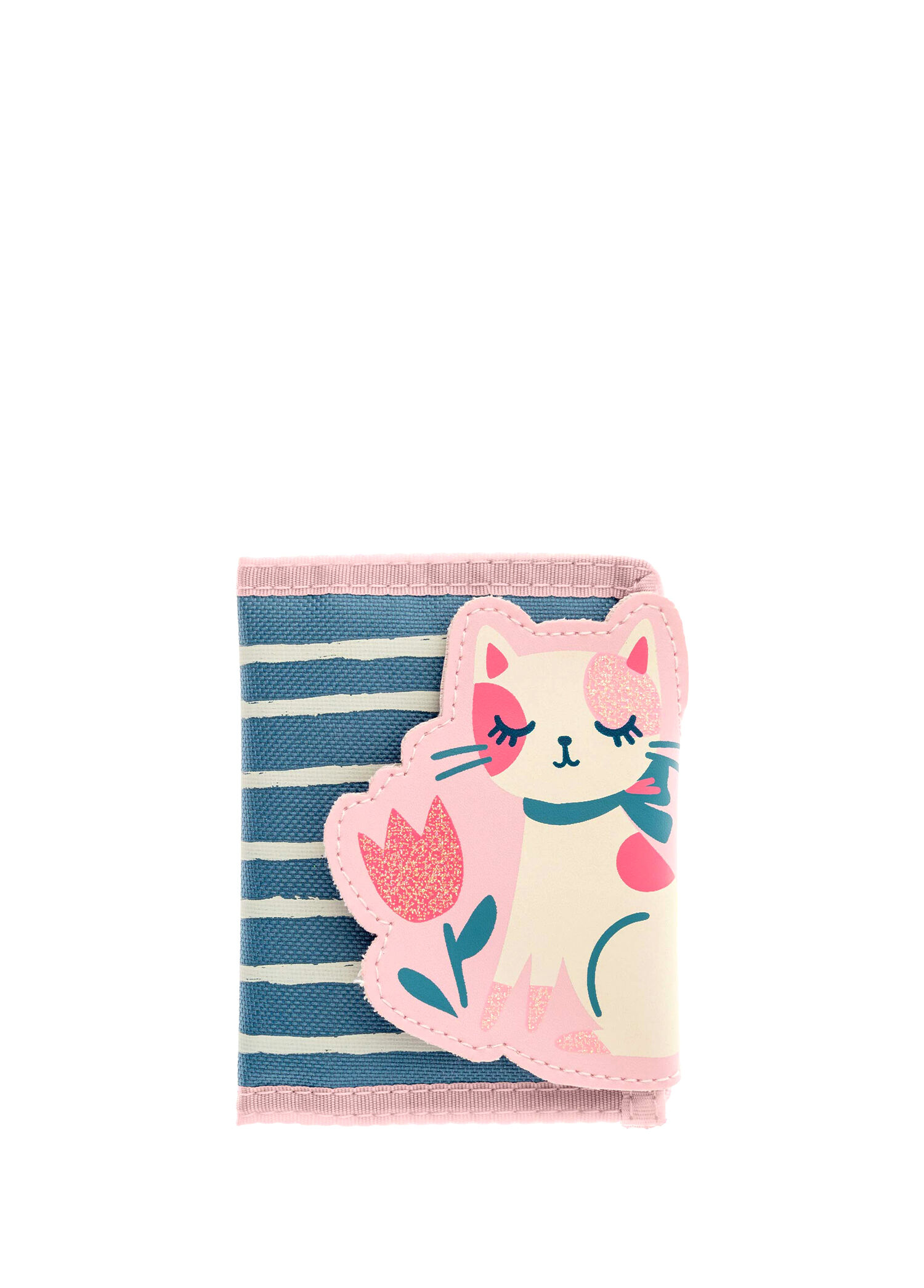 Kedi Desenli Kız Çocuk Cüzdan