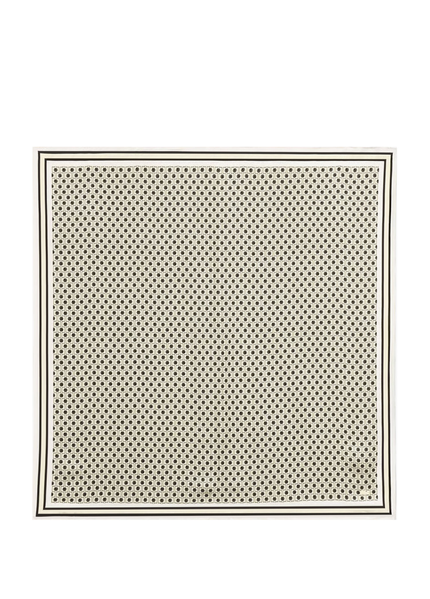 Kahverengi Desenli Kadın Fular 90 x 90 cm