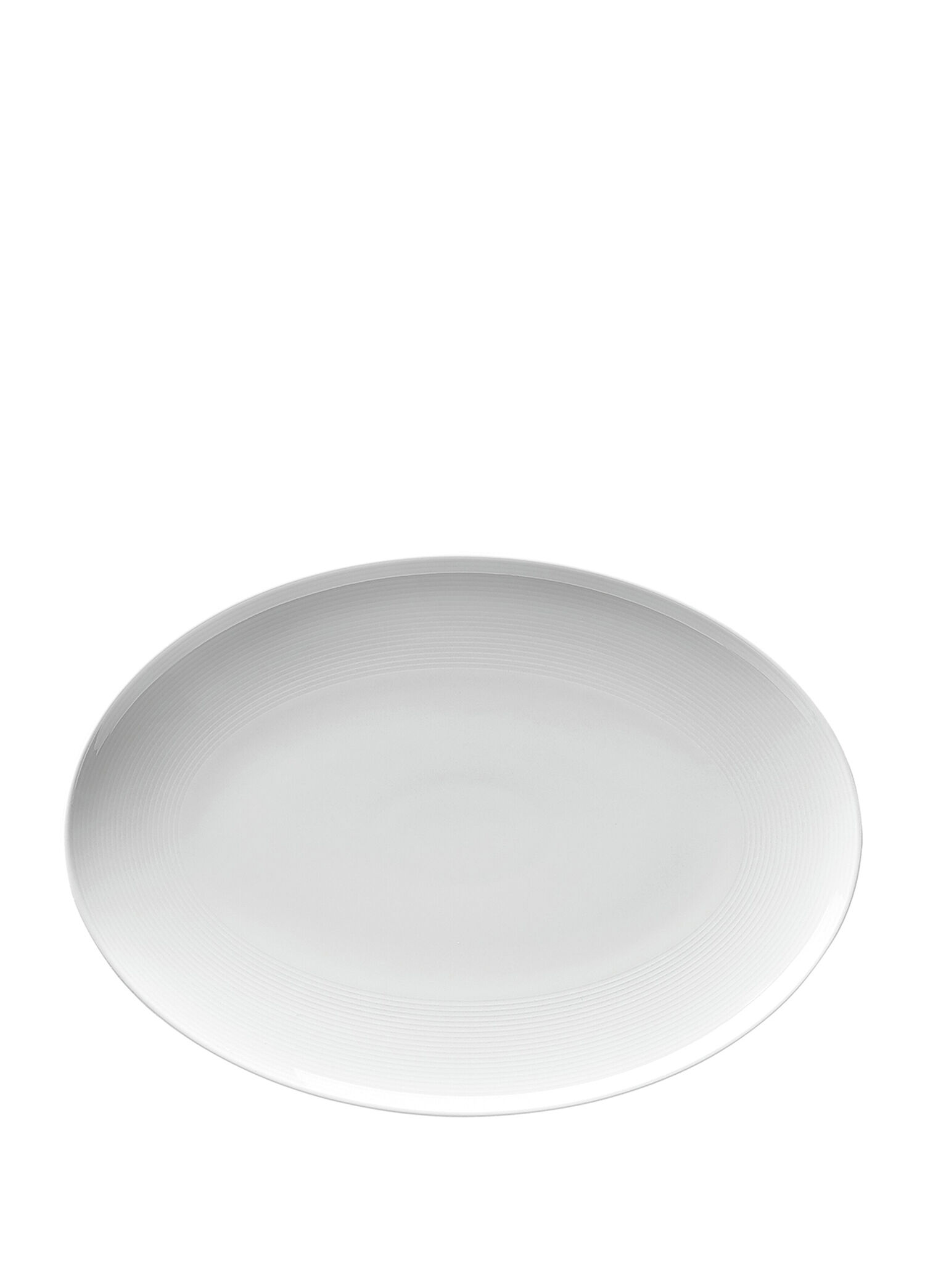 Loft Beyaz Porselen Oval Servis Tabağı 34 cm