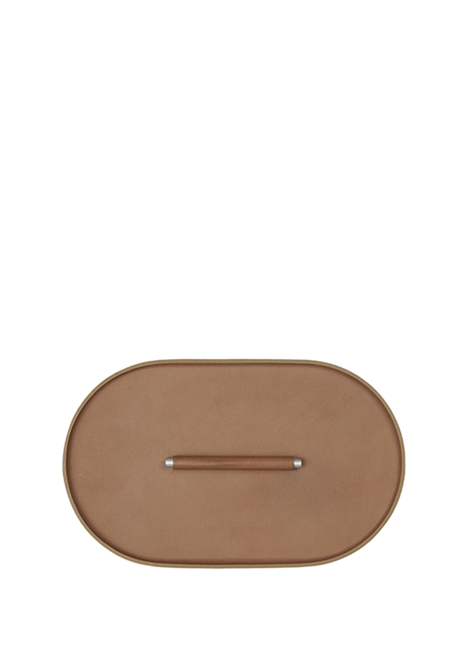 Plato Bej Deri Oval No.04 Düzenleyici Tepsi