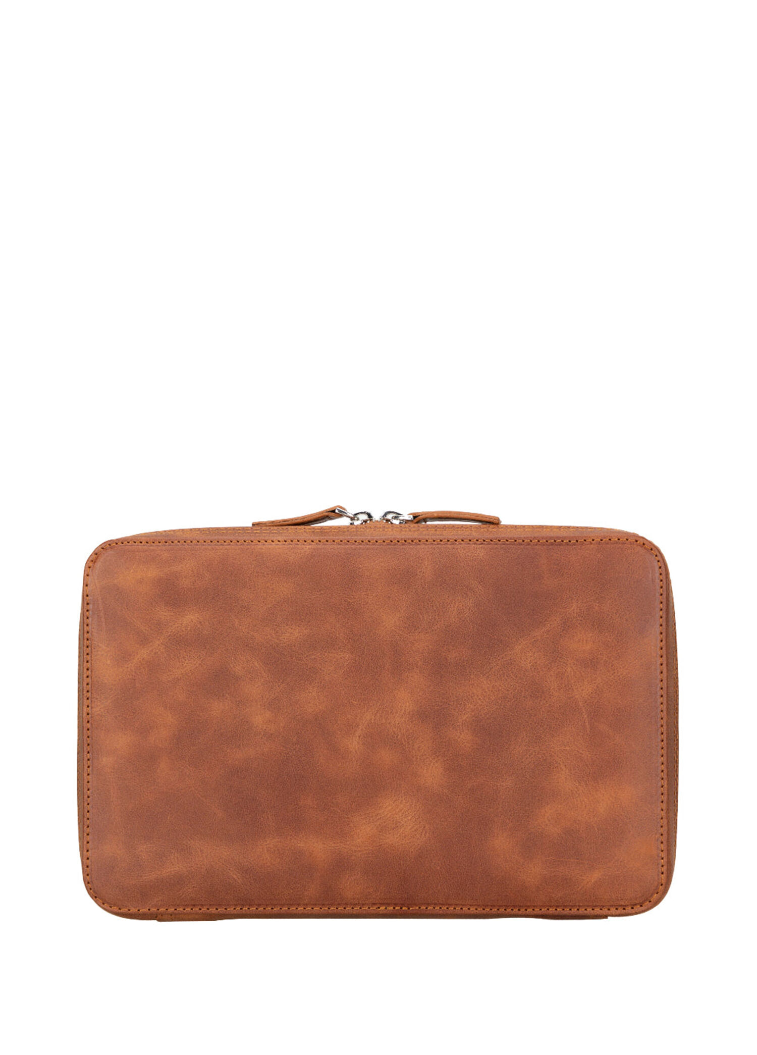 Arcadia Deep Brown Premium Deri Kablo ve Aksesuar Düzenleyici