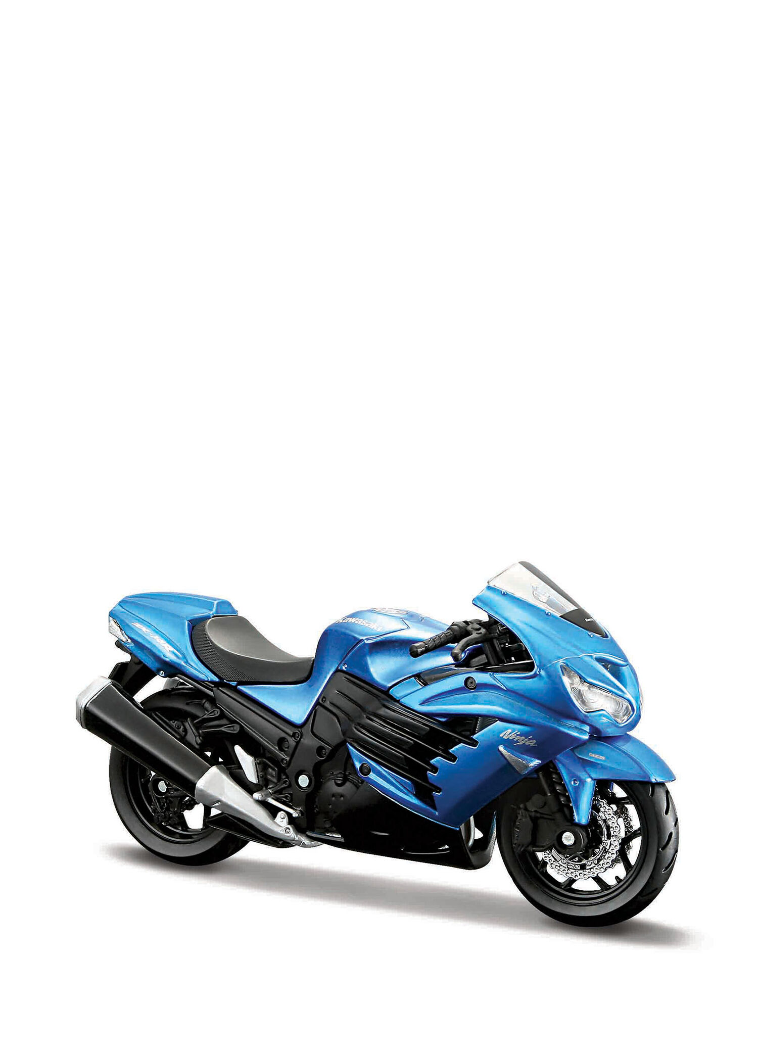 Kawasaki Ninja ZX-14R Mavi 1:18 Model Motor