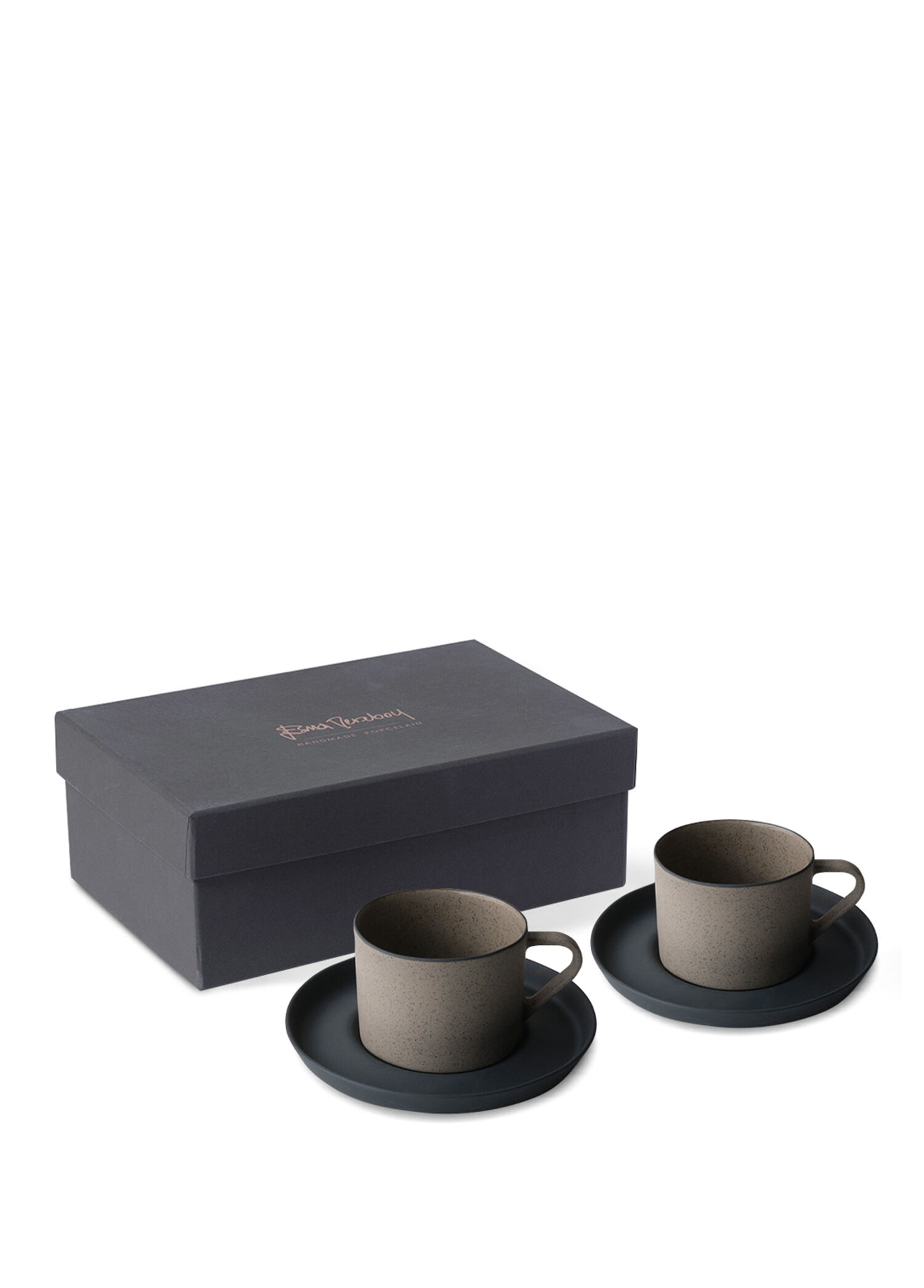 Nest Glitter 2'li Porselen Çay Fincanı Seti