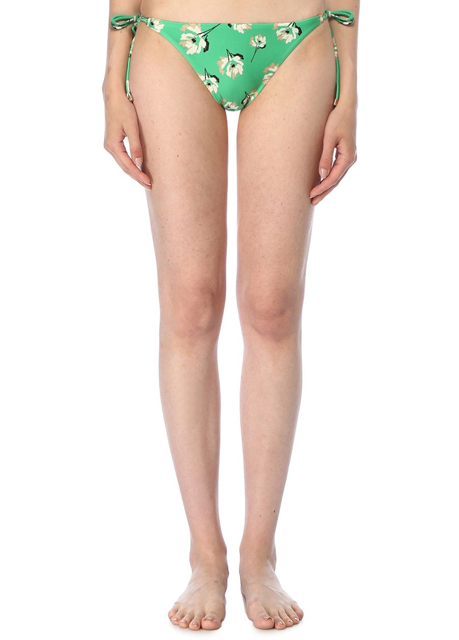 Beymen Yeşil Çiçekli Bağcıklı Bikini Altı. 1