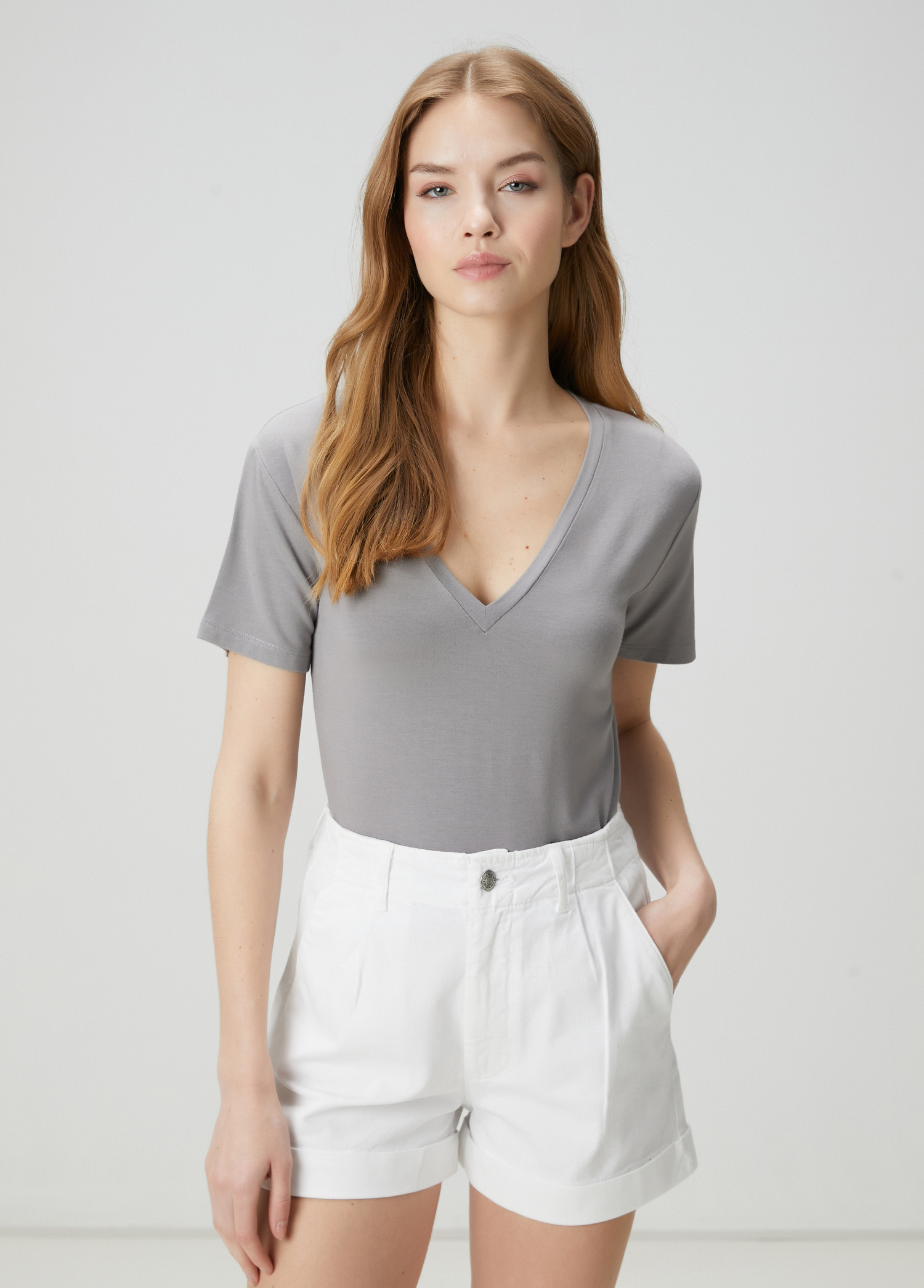Gri Modal T-shirt
