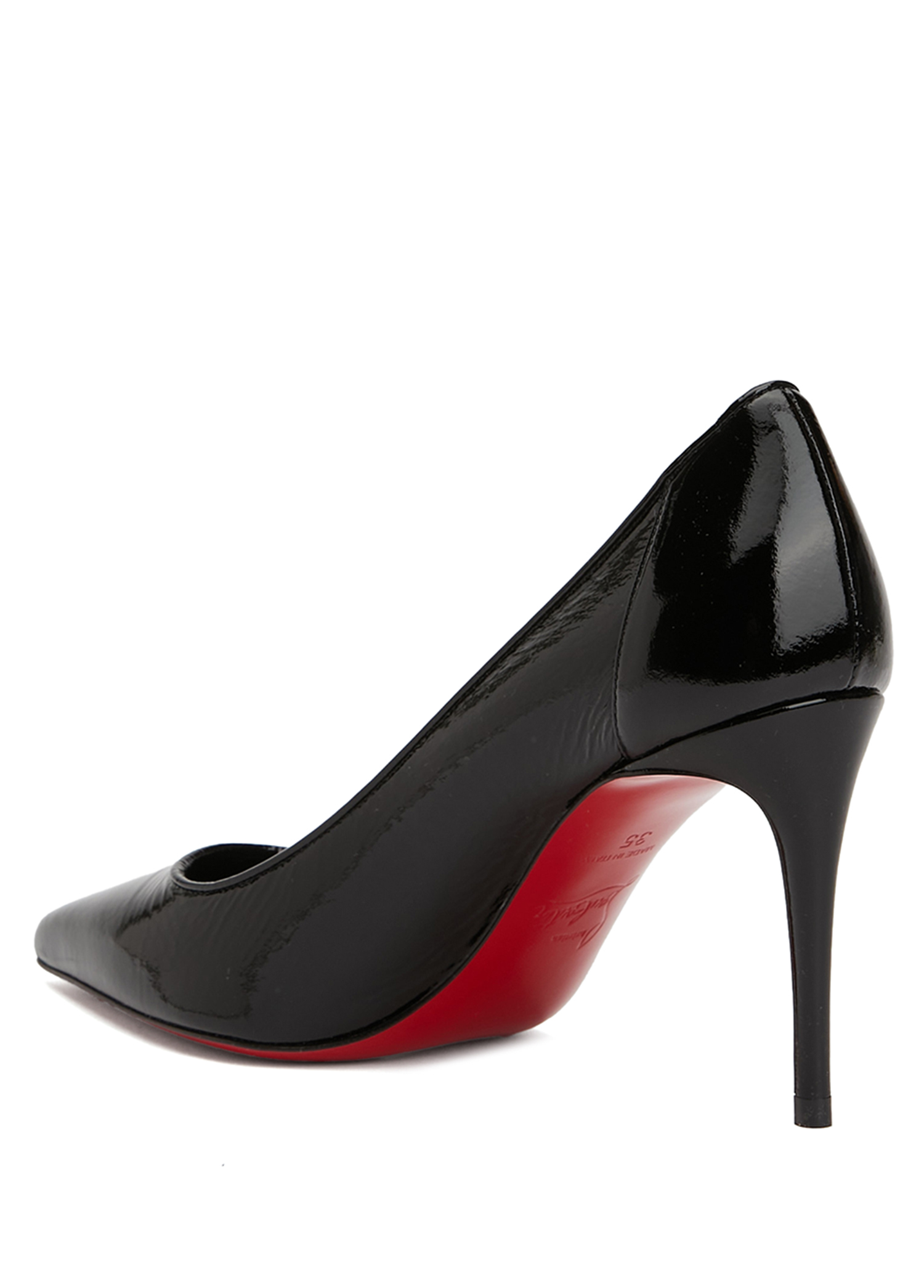 Christian Louboutin - Sporty Kate Siyah Deri Stiletto - Siyah