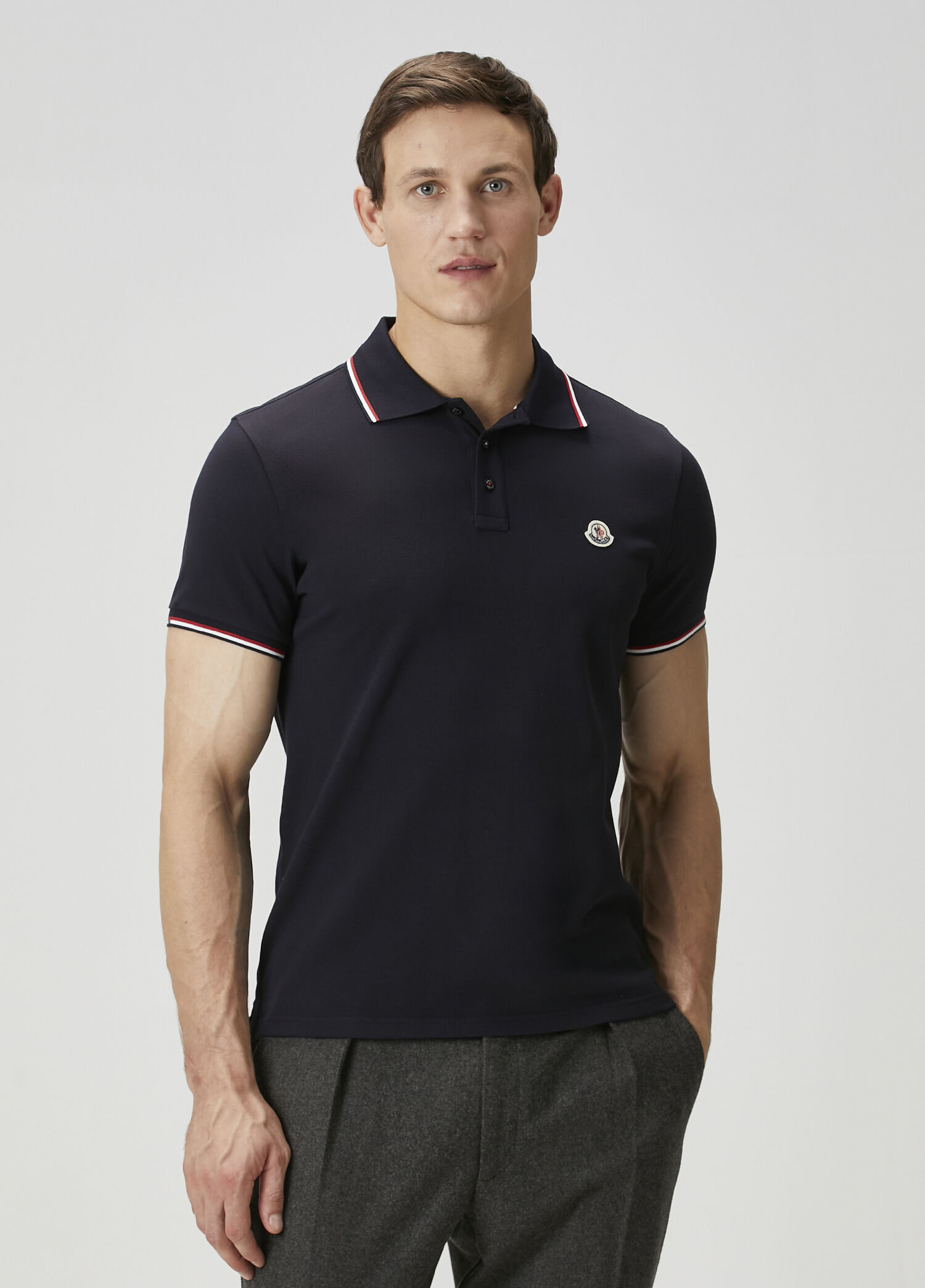 Lacivert Polo Yaka T-shirt