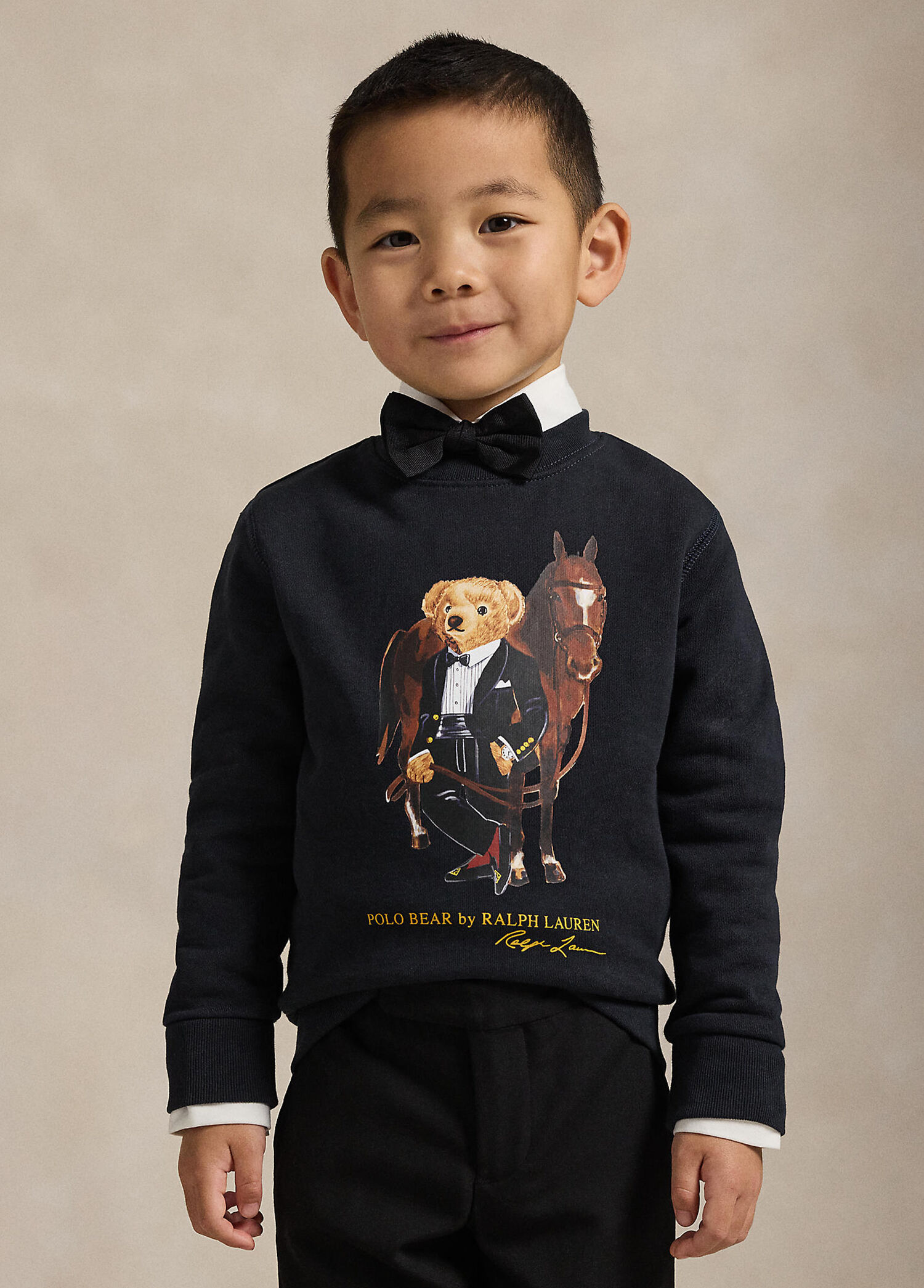Siyah Erkek Çocuk Sweatshirt