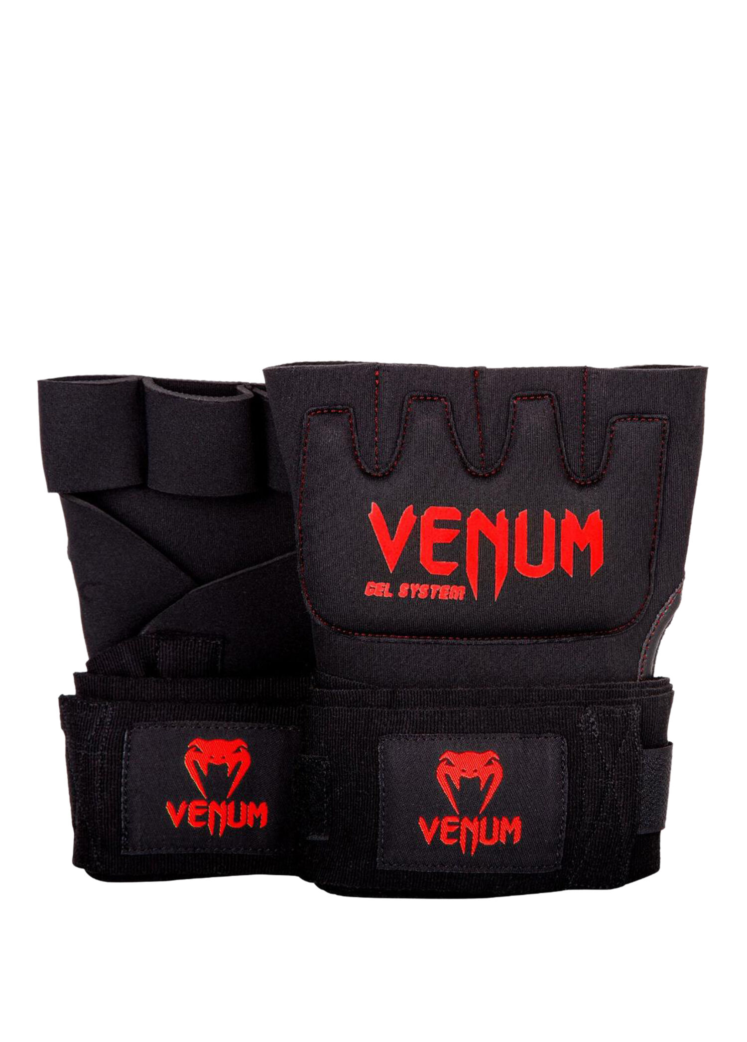 Venum - Kontact Gel Gloves Wrap Black Red Jel Unisex Eldiven Sargısı ...