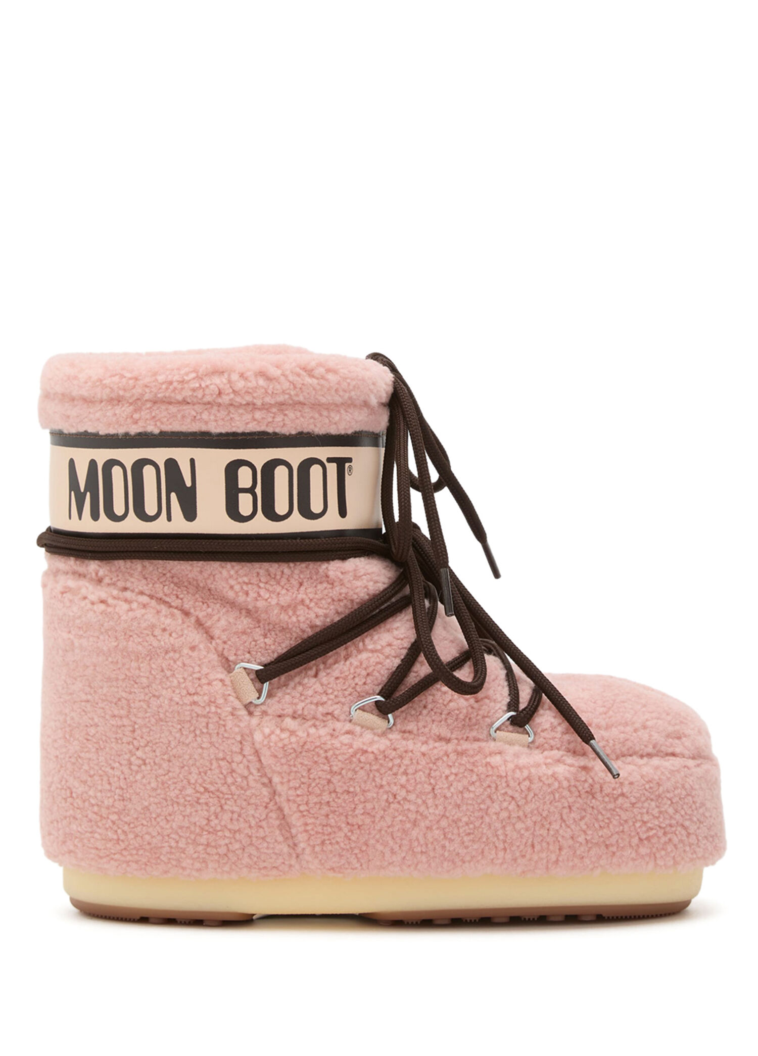 MOON BOOT ピンク EU36/38 Moon Boot - Icon Low Pembe Shearling Kadın Kar Botu - Pembe