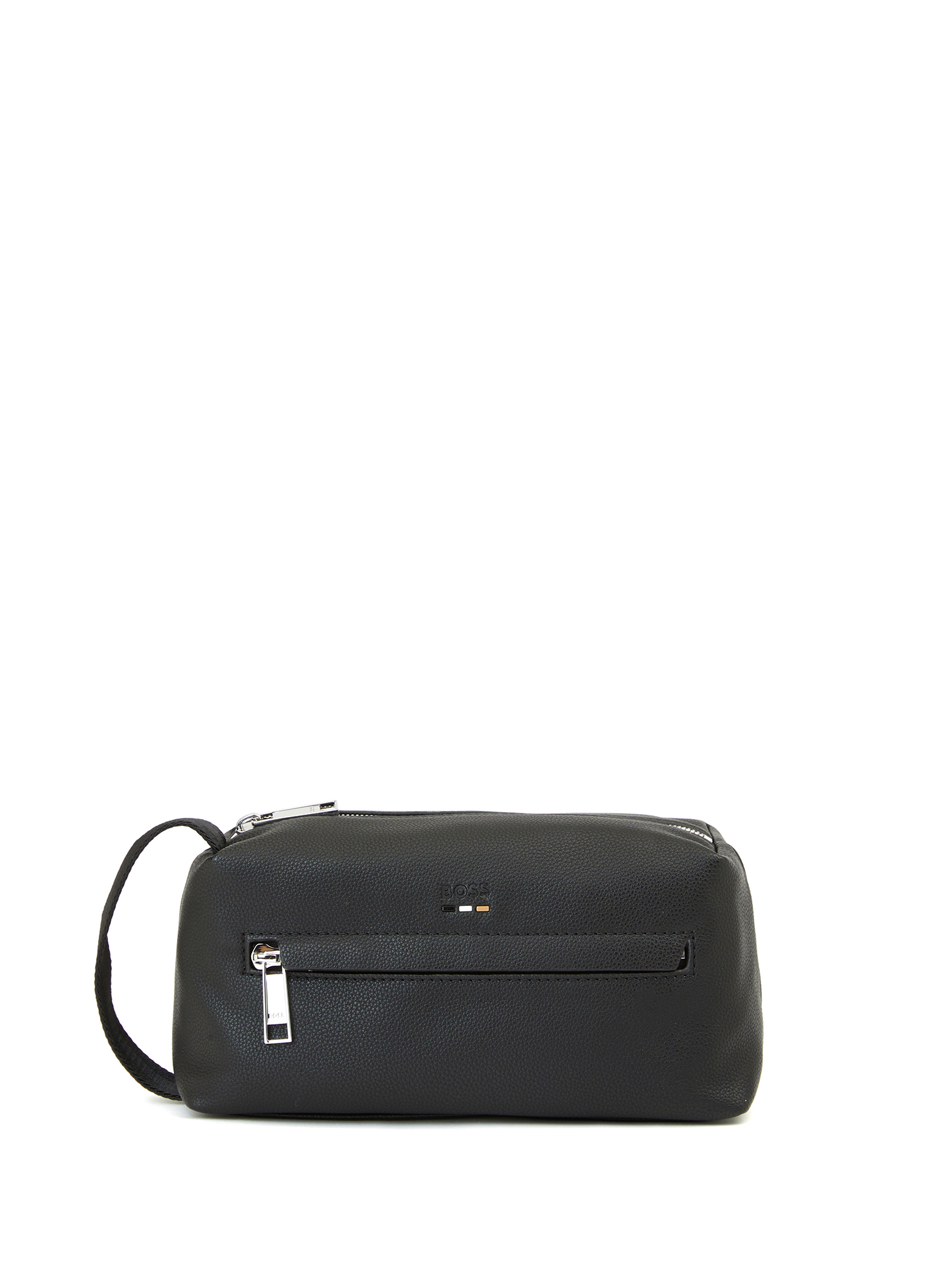 Siyah Deri Tıraş Çantası