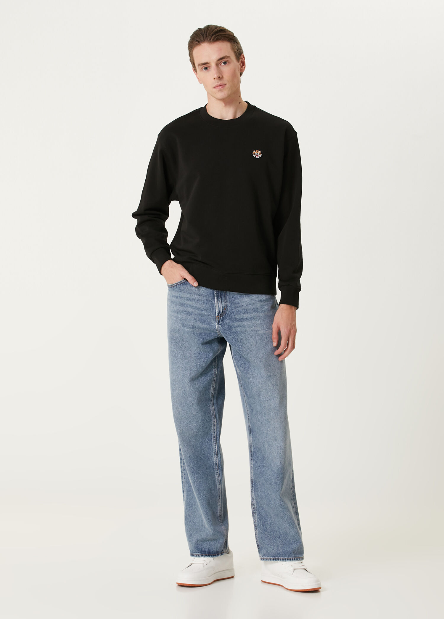Kenzo - Lucky Tiger Siyah Sweatshirt - Siyah