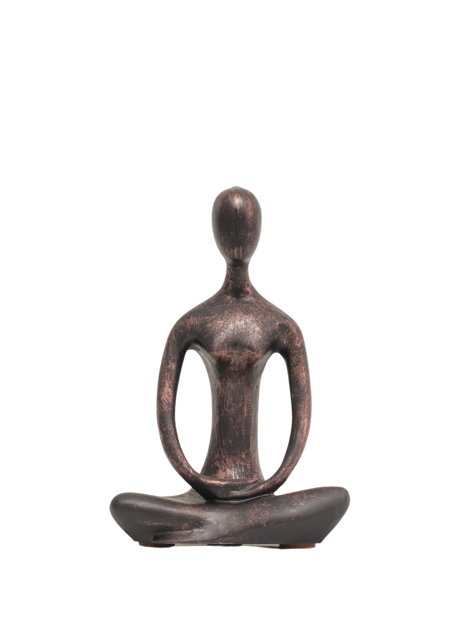Yoga Yapan Kadın Bronz Obje
