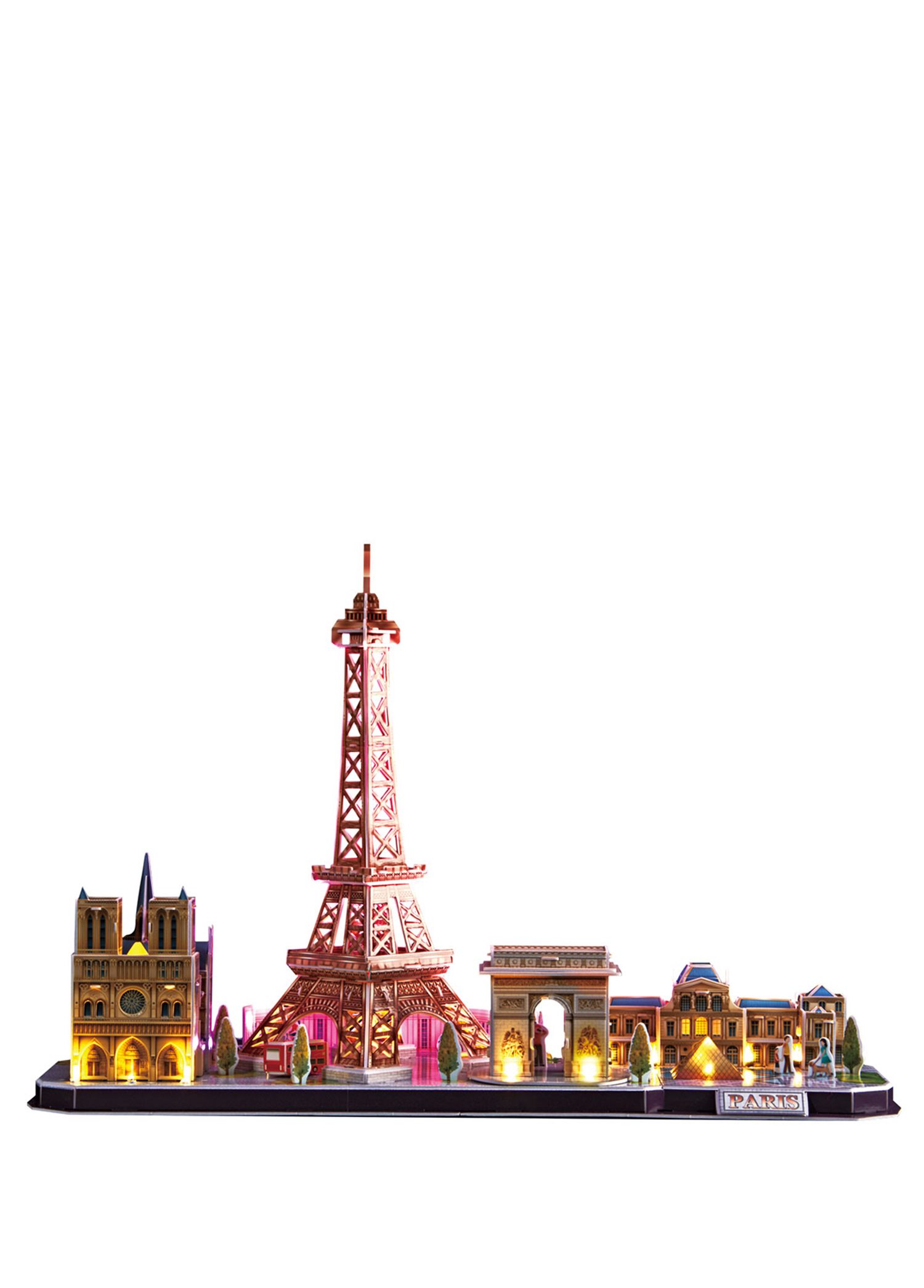 Paris Led Işıklı 3D Puzzle 115 Parça