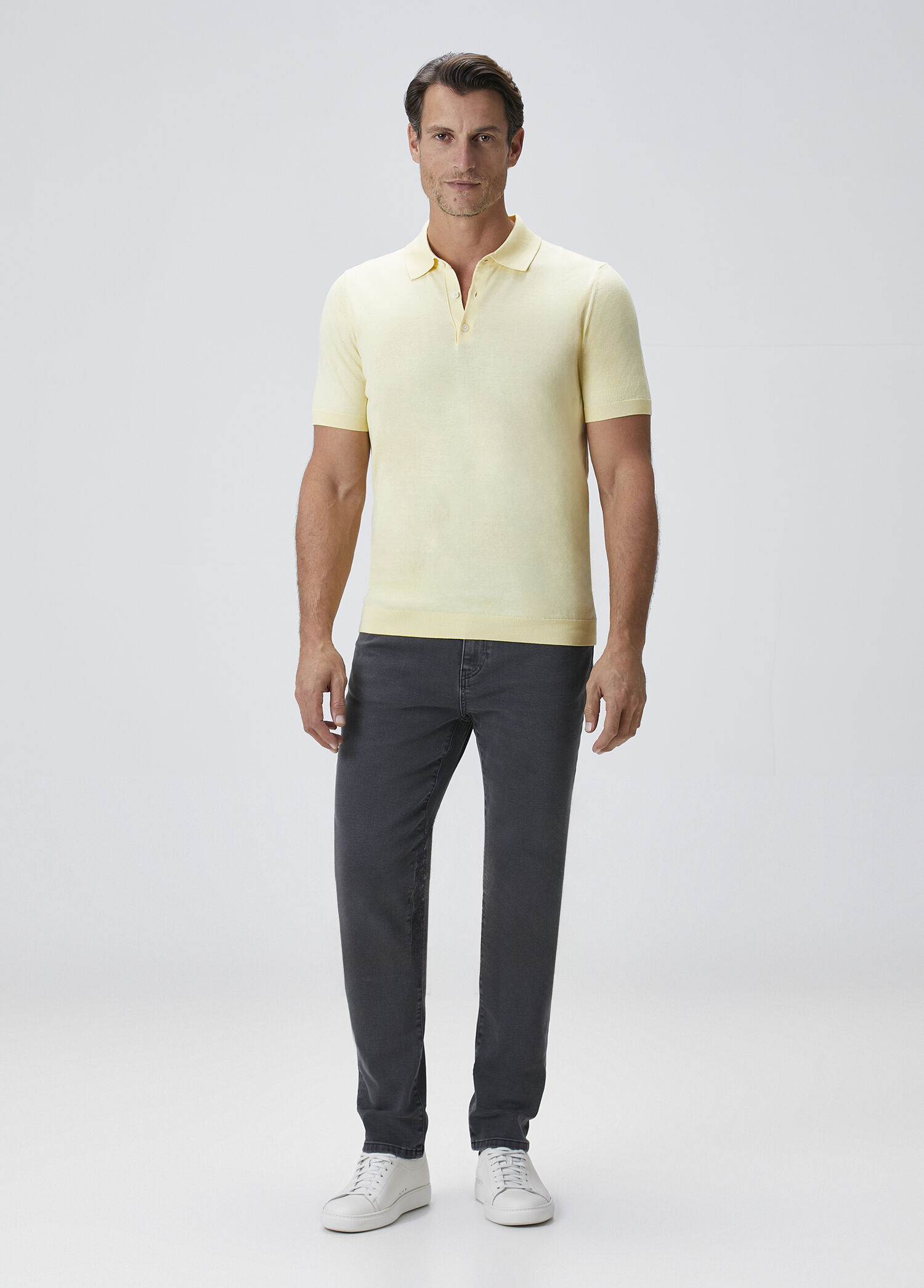 Slim Fit Gri Jean Pantolon