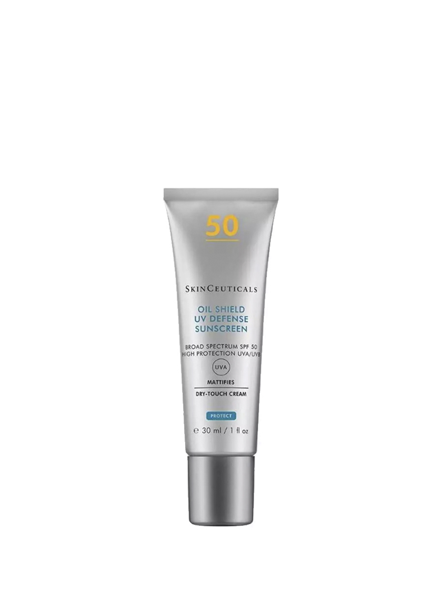 Oily Shield Yüksek UVA/UVB Koruması Sağlayan Mat Bitişli Güneş Koruyucu SPF50 İçeren Yüz Kremi 30 ml