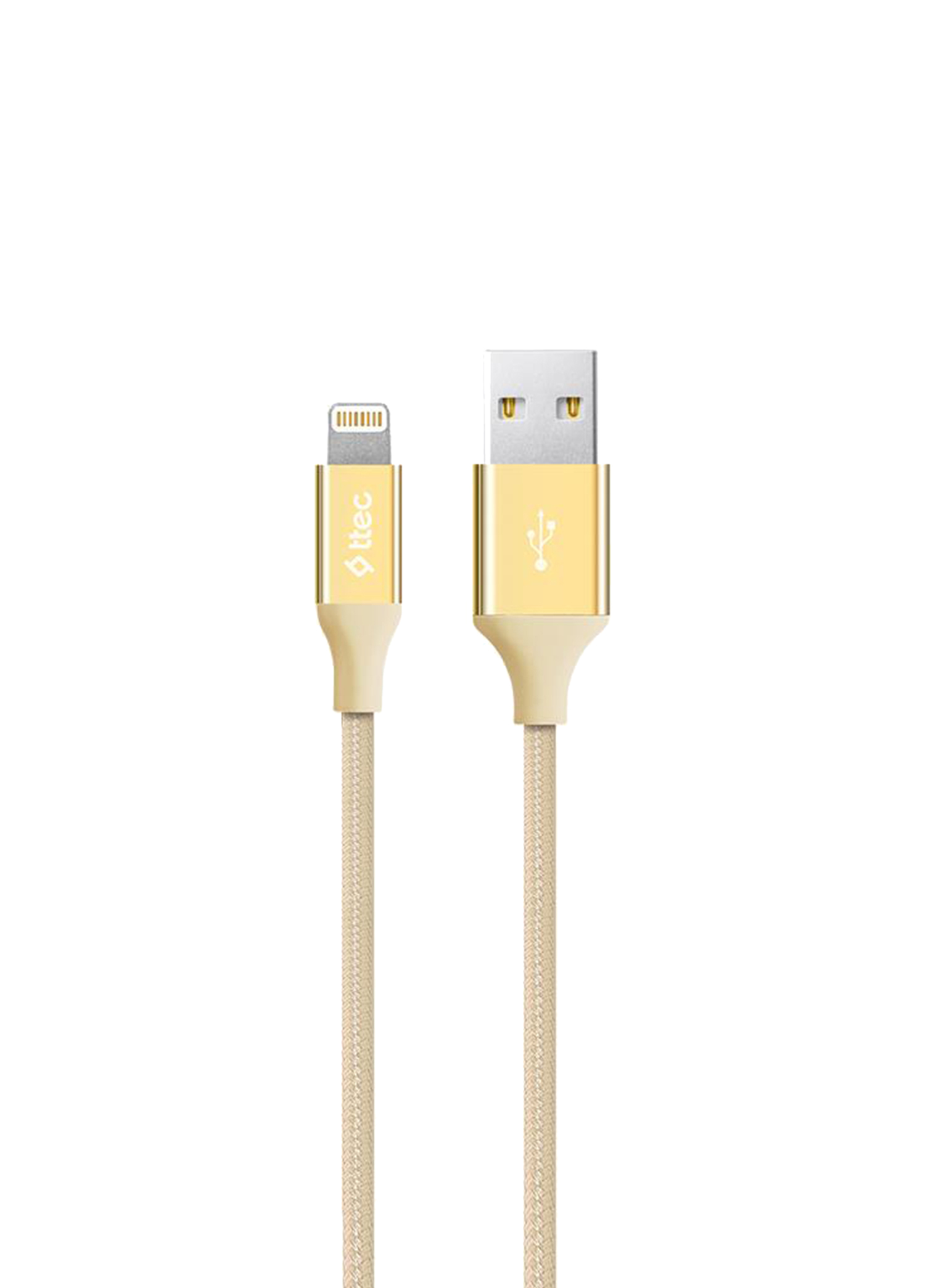 AlumiCable Altın USB-A To Lightning Şarj Kablosu