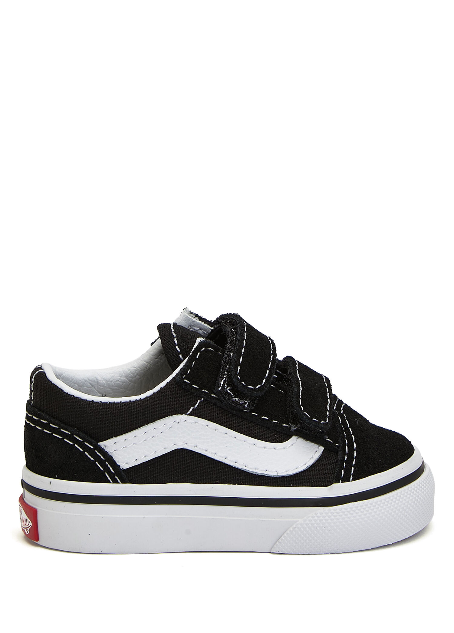 Old Skool V Siyah Unisex Çocuk Deri Sneaker