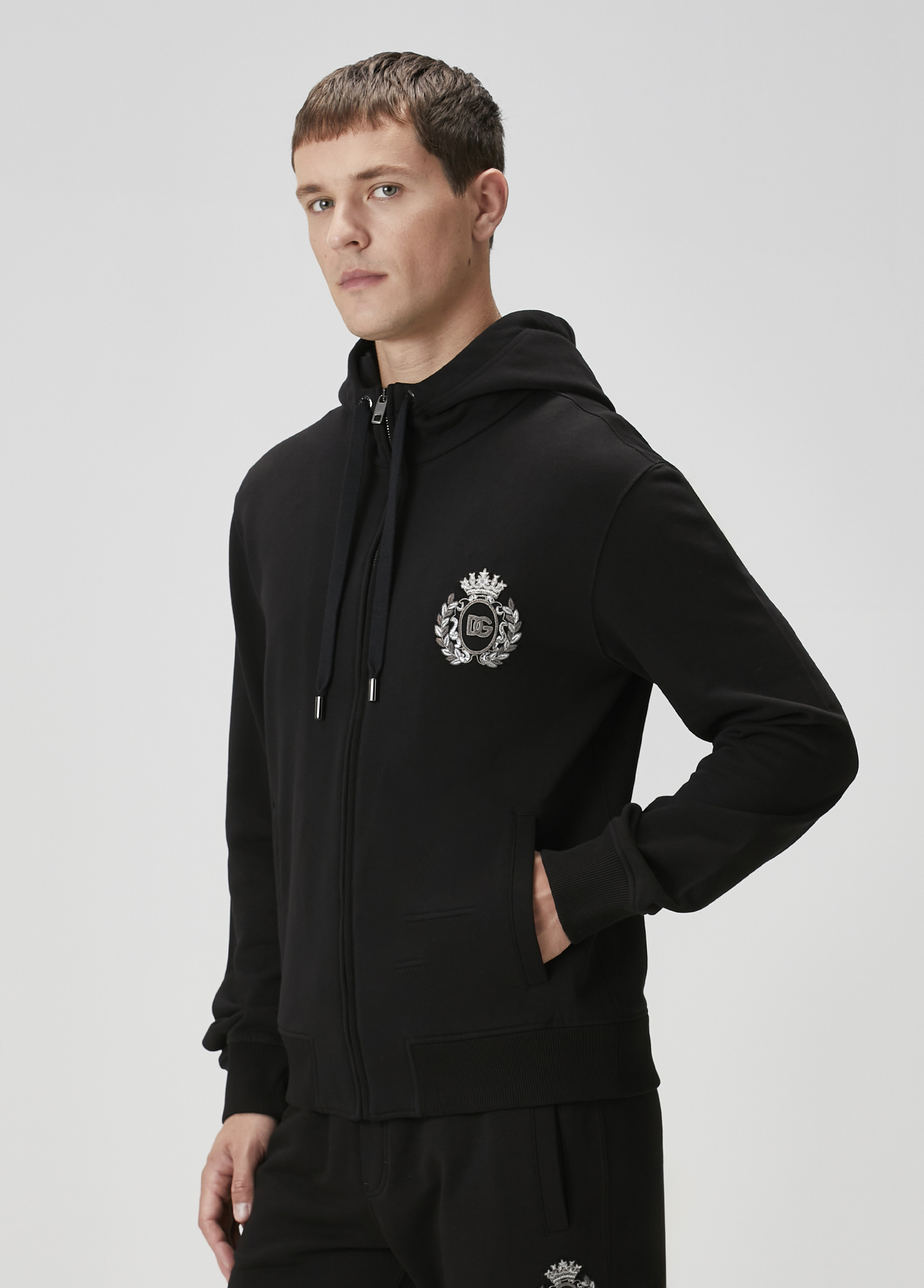 Dolce&Gabbana Siyah Erkek Siyah Kapüşonlu Sweatshirt 1807402 | Beymen