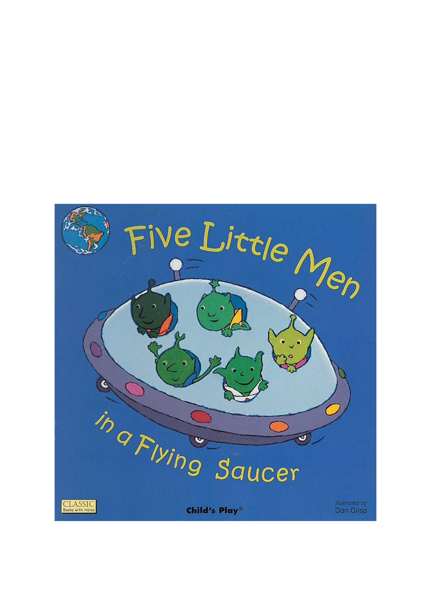 Giant Book: Five Little Men in a Flying Saucer Çocuk Yabancı Dil Kitabı