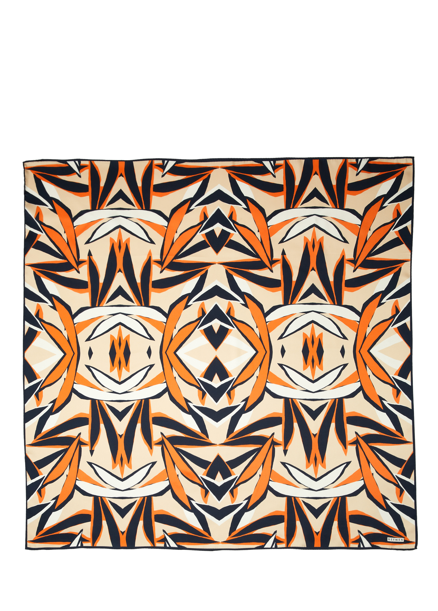 Multicolored 90x90Cm Twill Scarf
