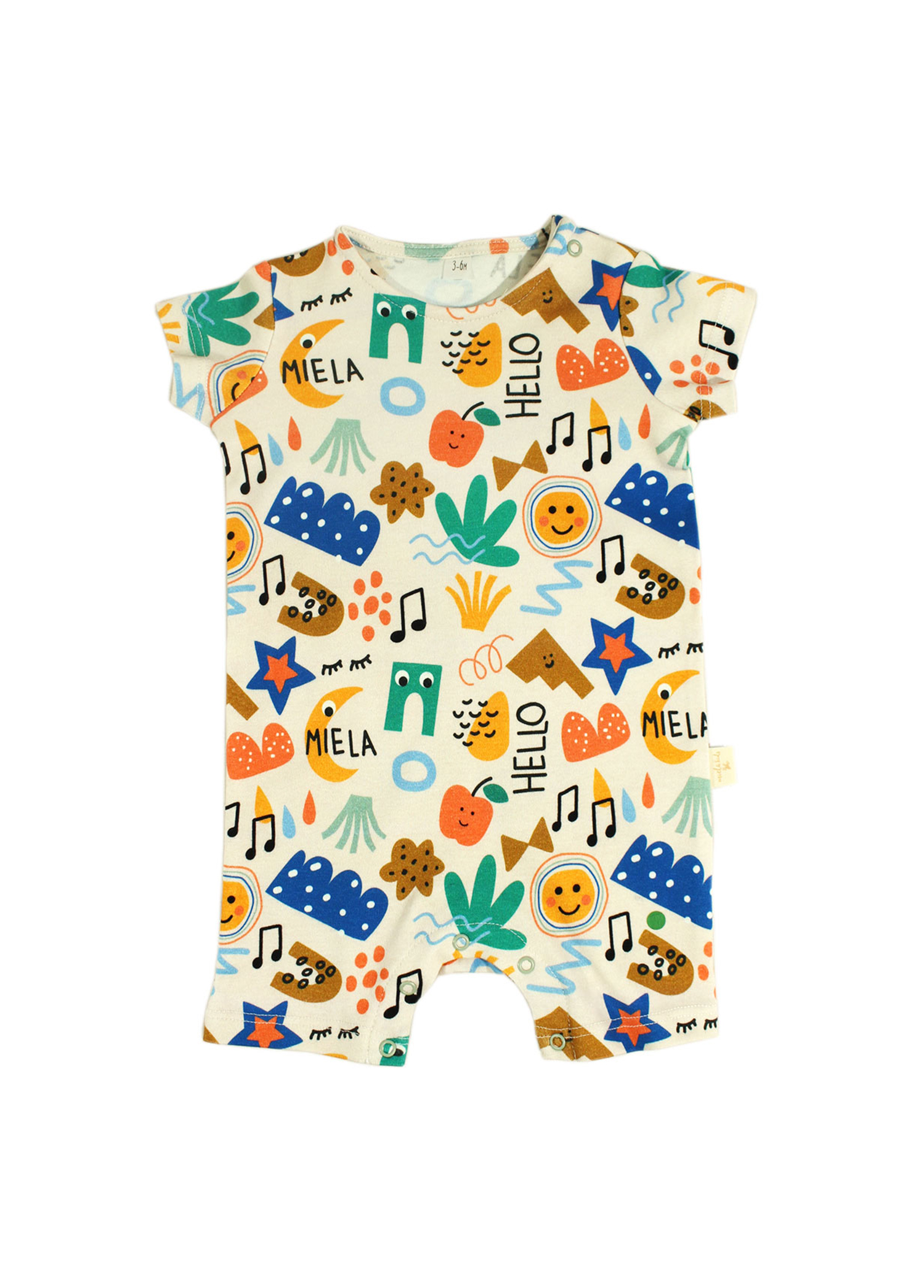 Easy Romper Happy Doodles Bebek Tulum