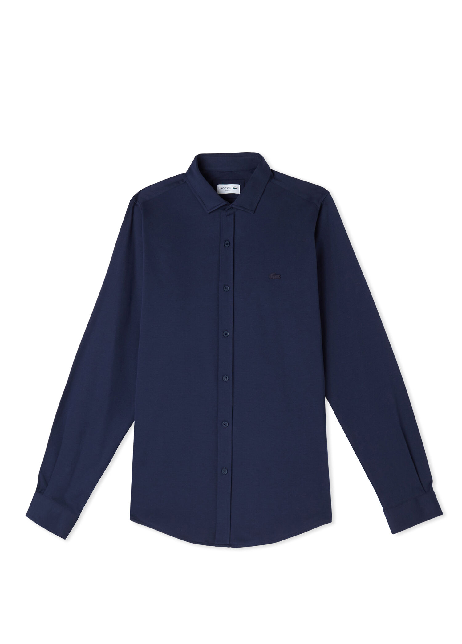 Lacivert Slim Fit Uzun Kollu Erkek Gömlek