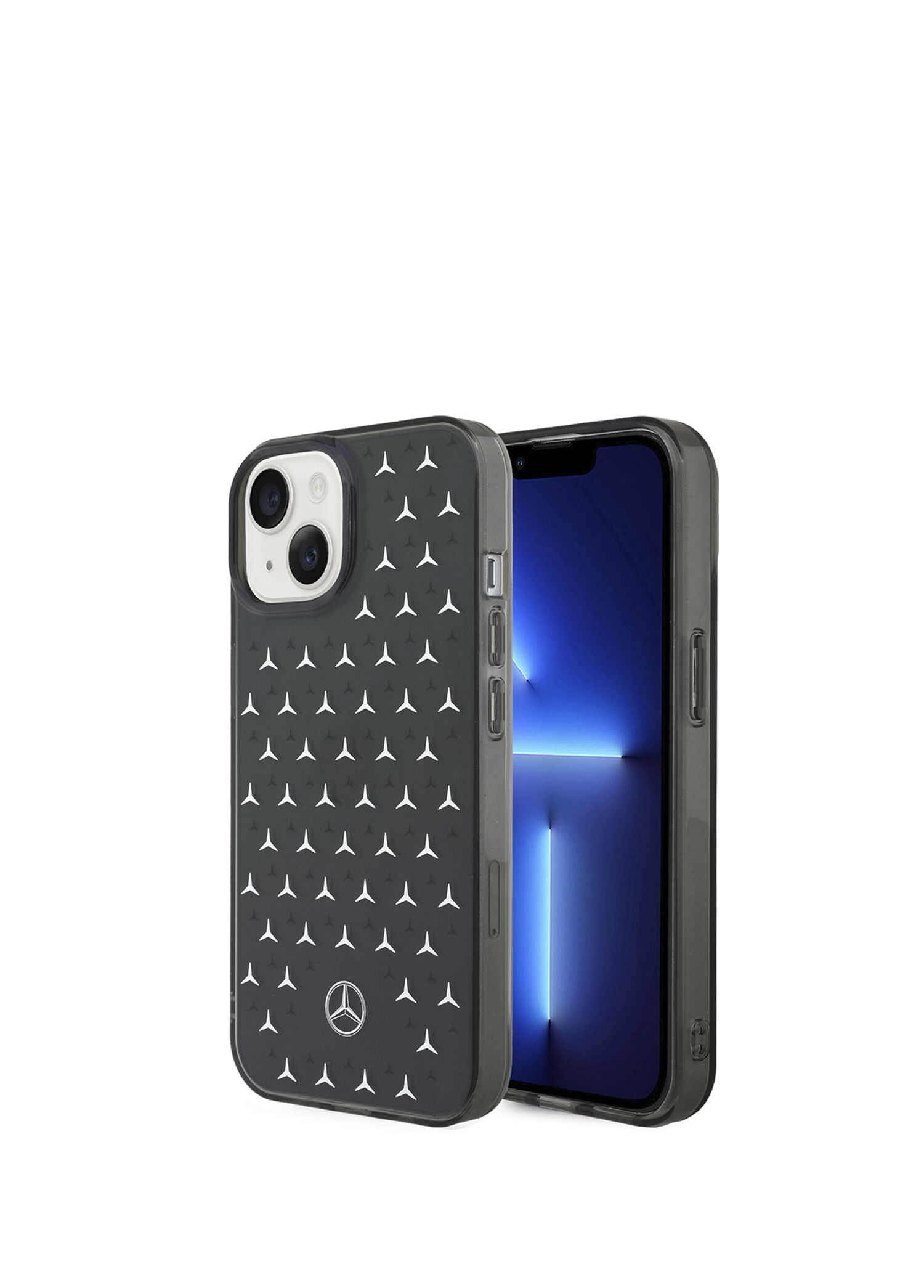 iPhone 15 Çift Katmanlı Yıldız Desenli Dizayn Telefon Kılıfı