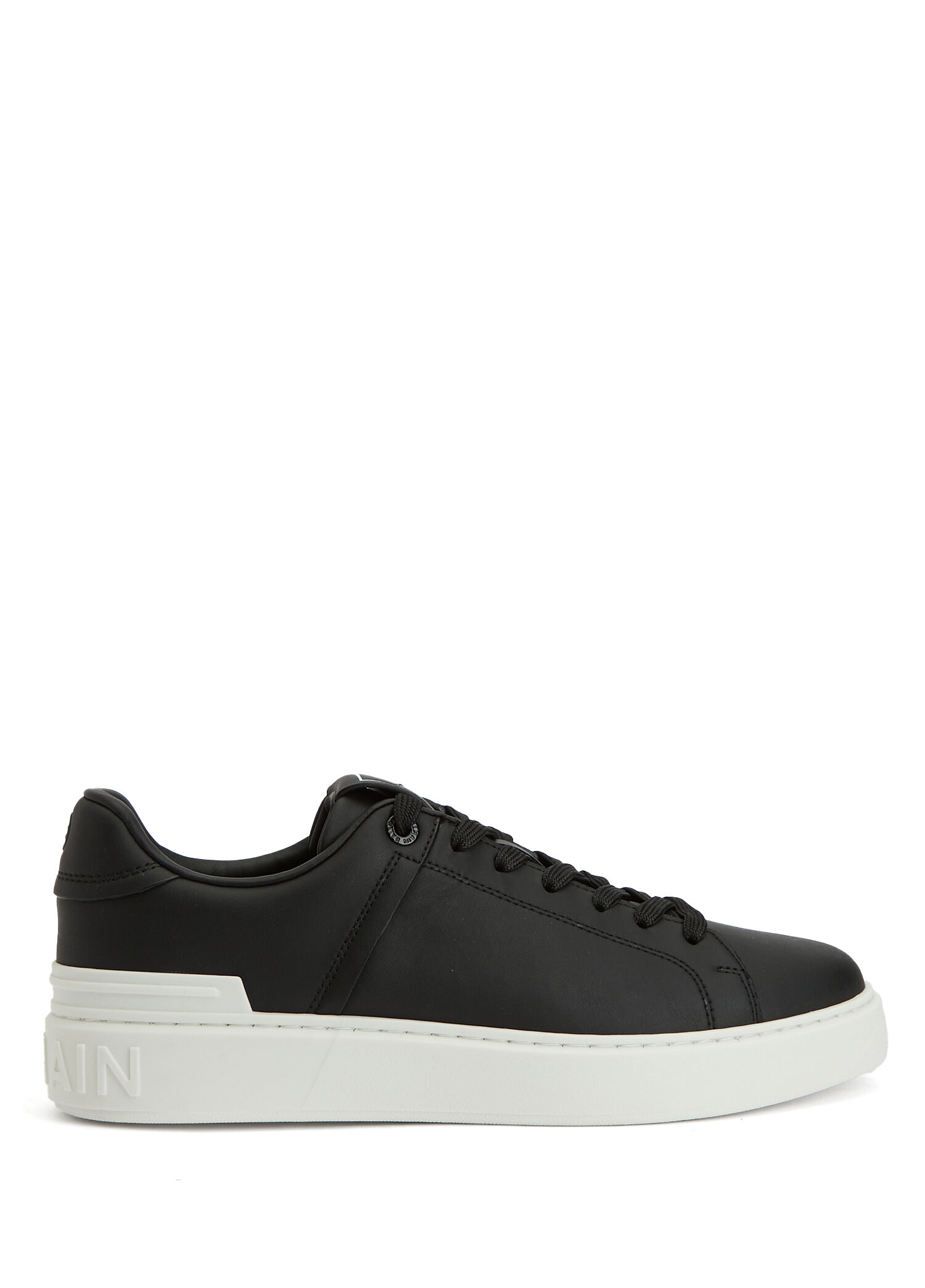 B-Court Siyah Beyaz Erkek Deri Sneaker