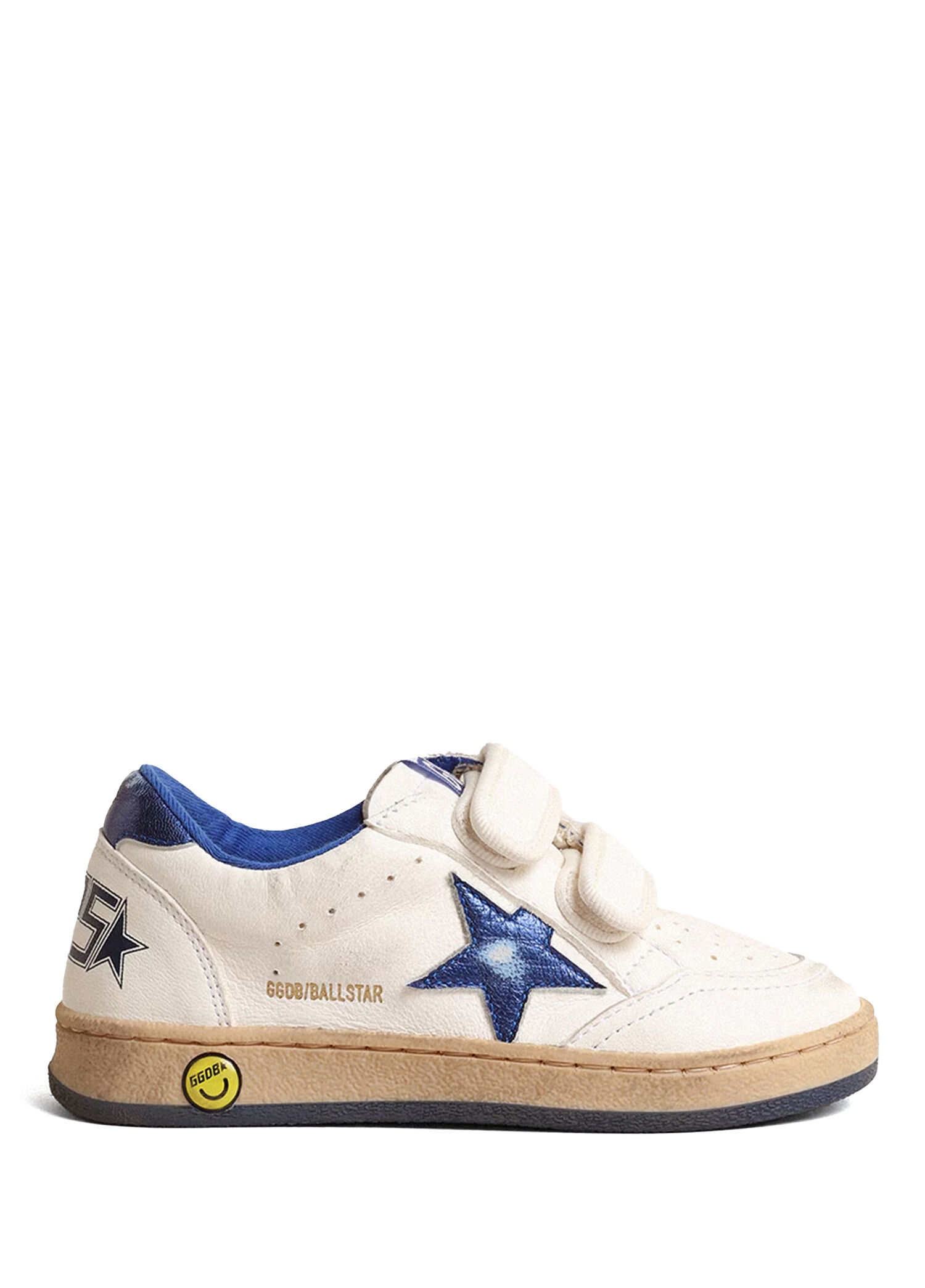 Ball Star Mavi Beyaz Çocuk Deri Sneaker