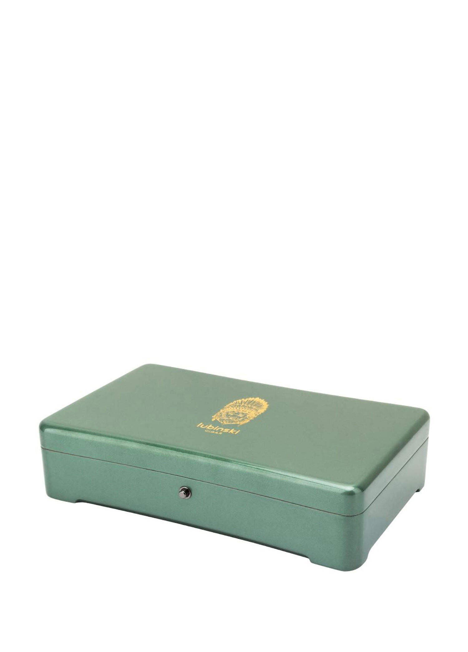 Yeşil Lake Yeni Stil Slim Humidor 12's Puro Kutusu