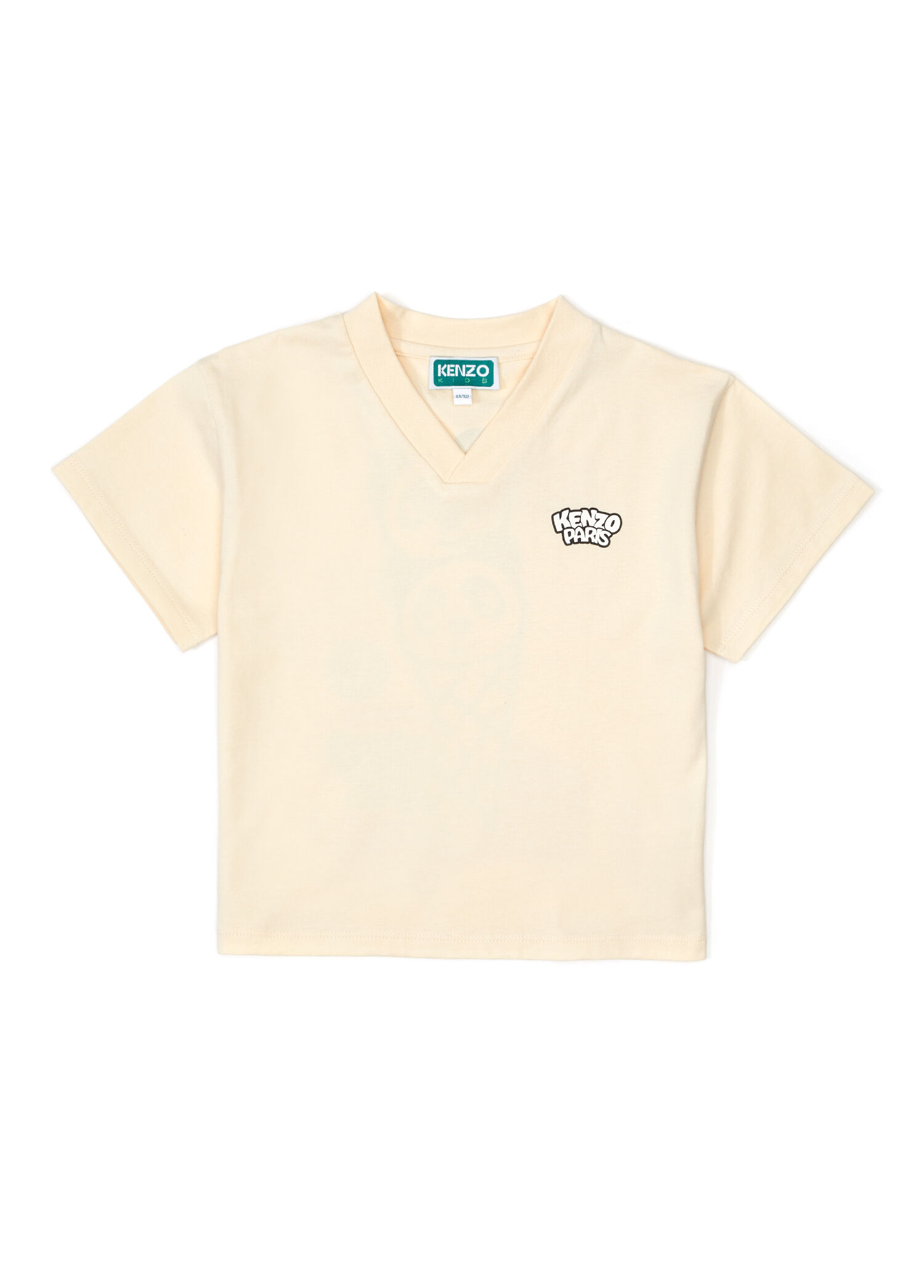 Krem Baskılı Erkek Çocuk T-shirt