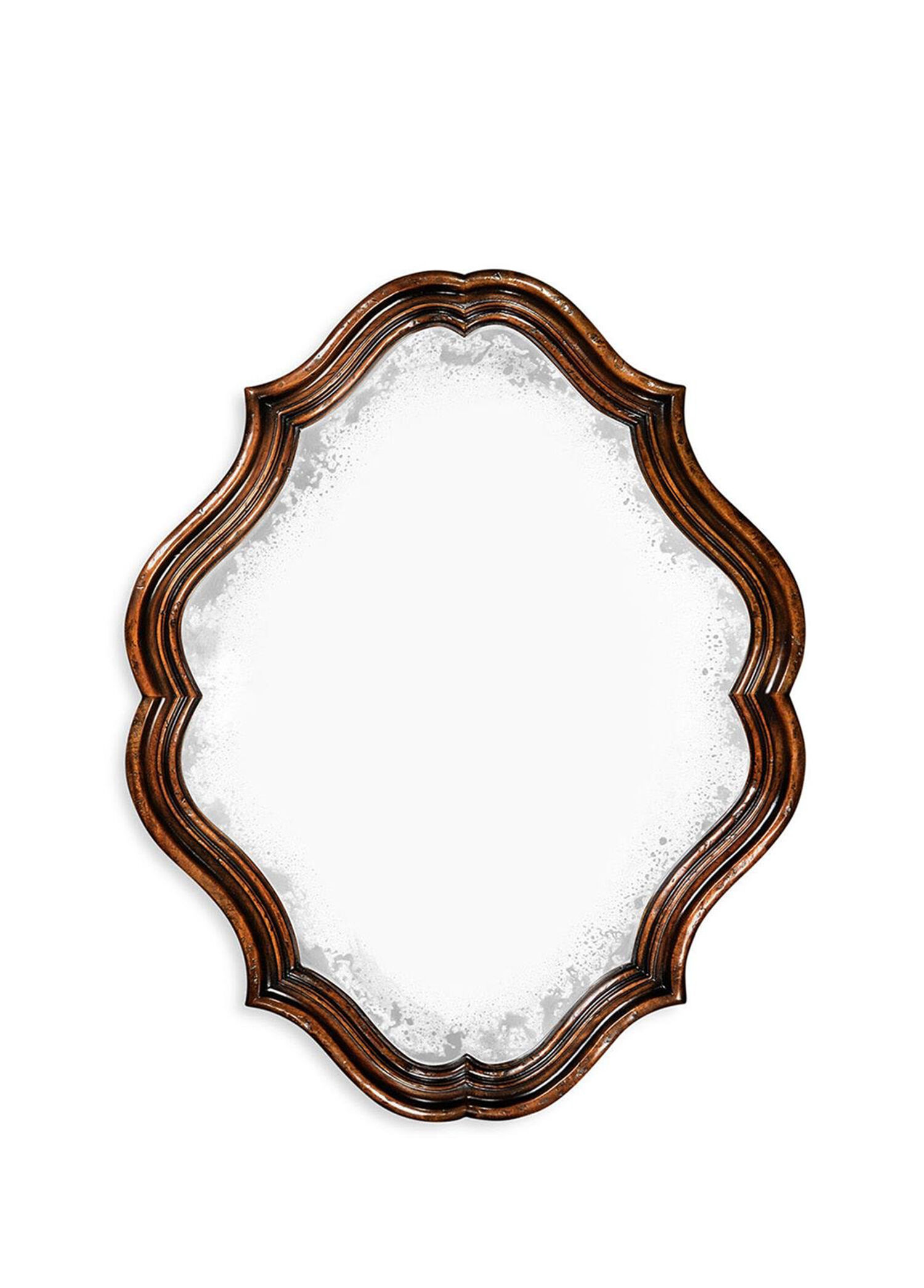 Rustic Kahverengi Ceviz Duvar Aynası