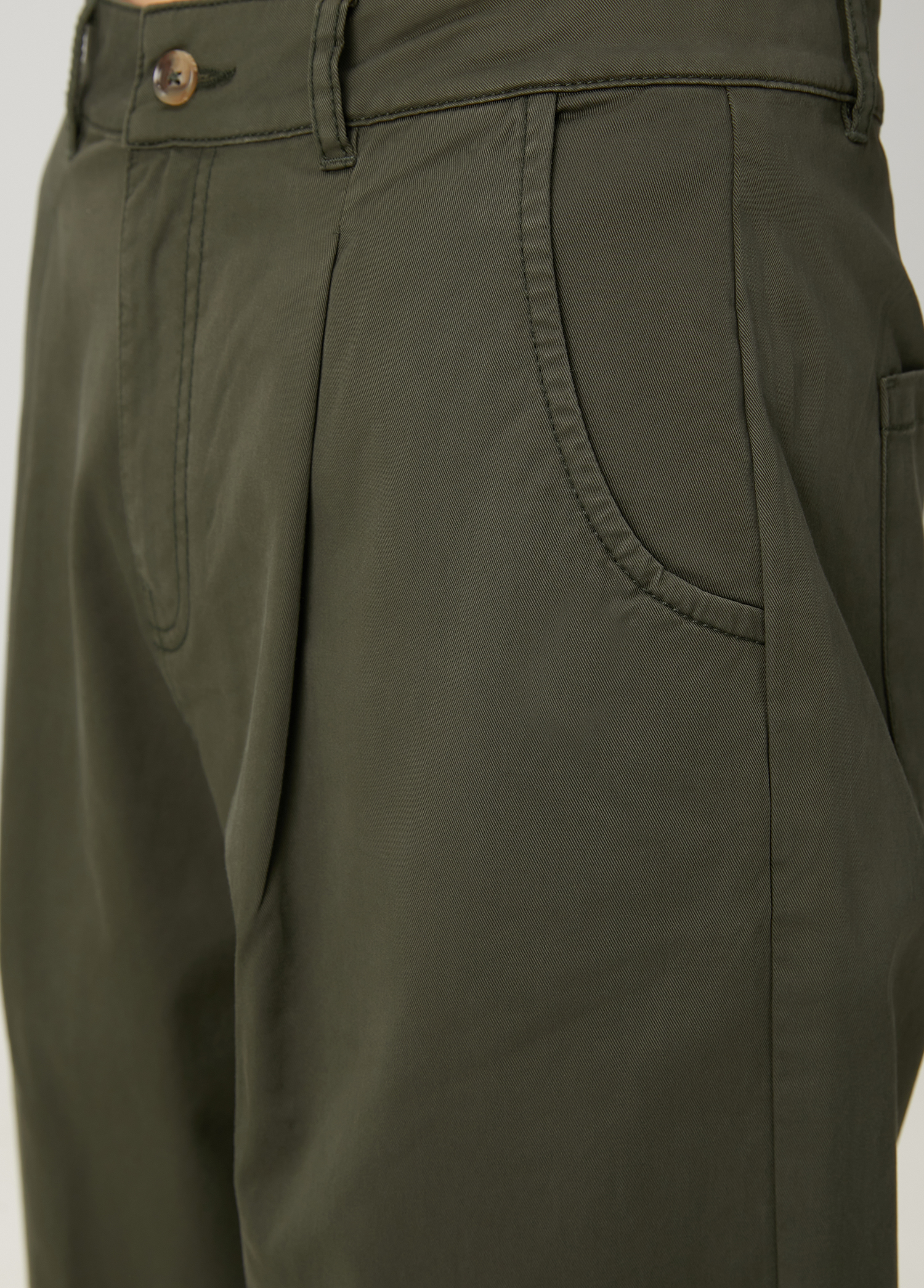 Haki Gabardin Chino Pantolon_5