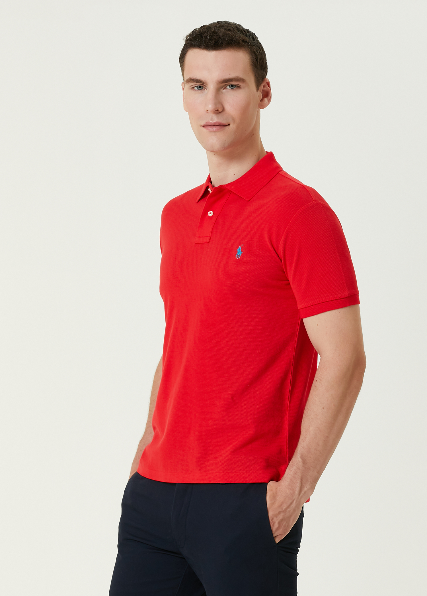 Kırmızı Polo Yaka T-shirt